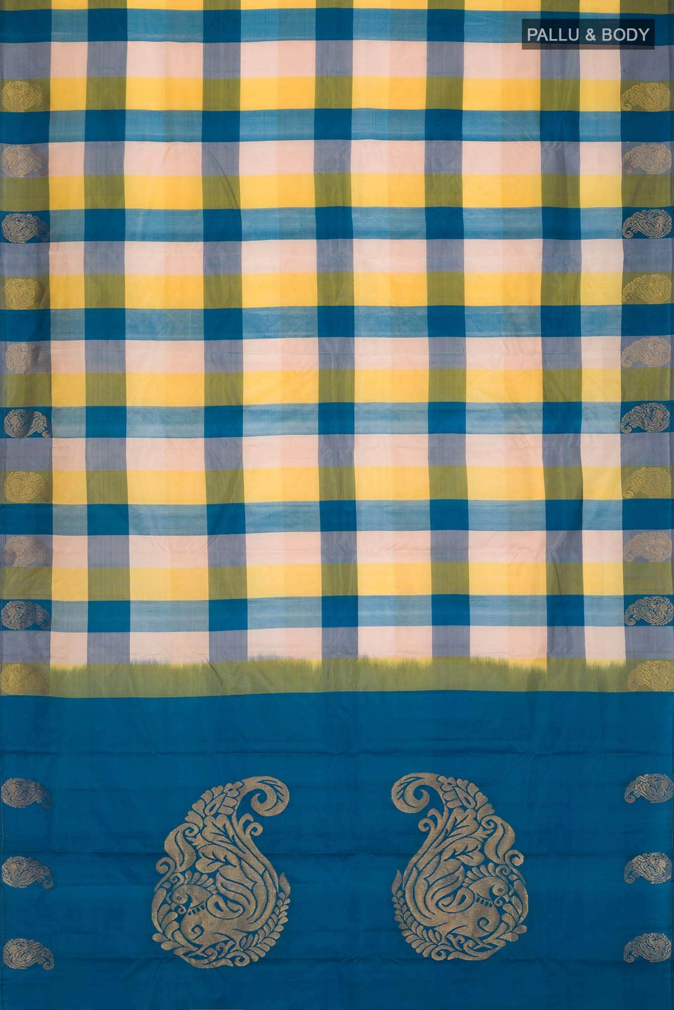 Multi Kanchipuram Silk Saree