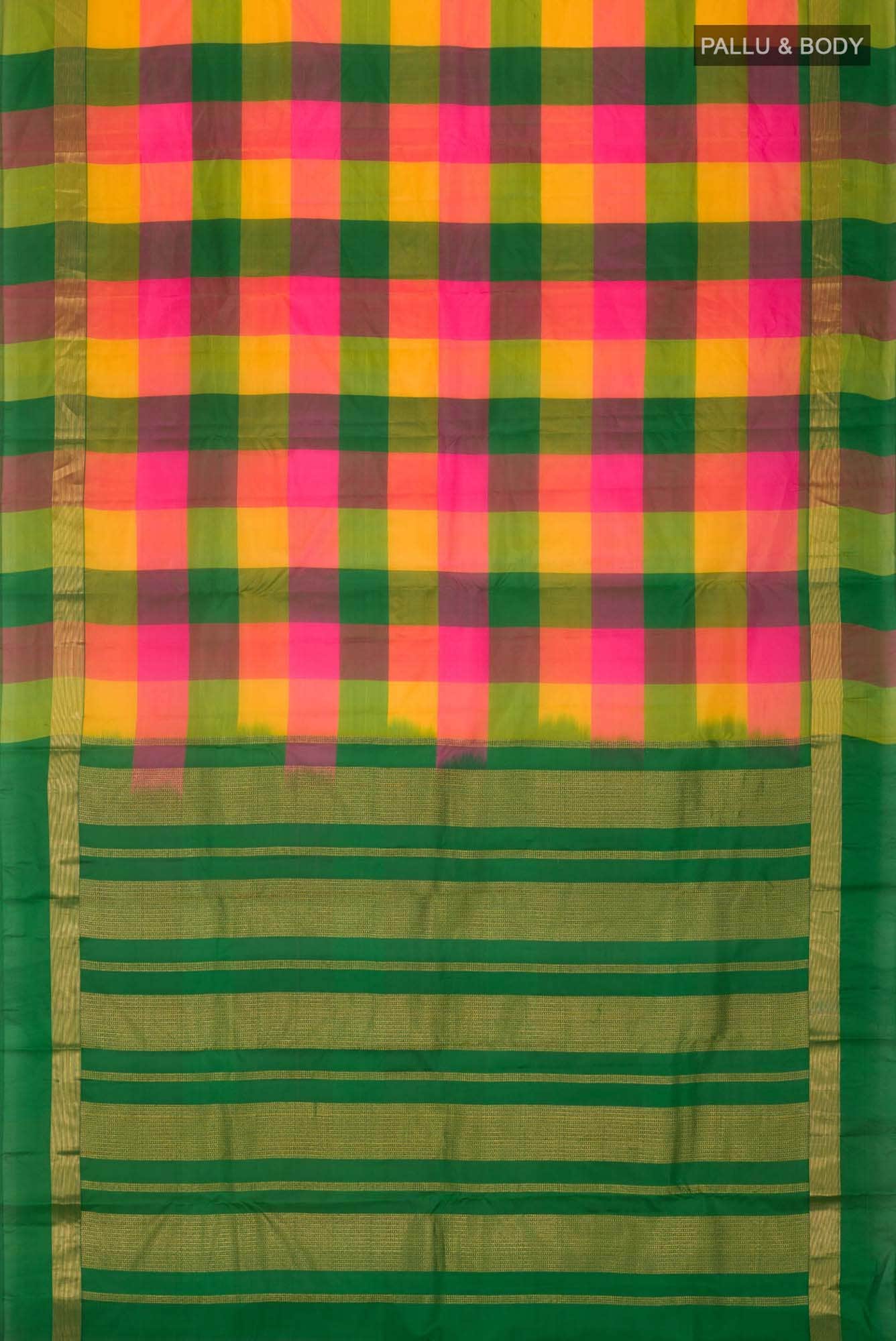 Multi Kanchipuram Silk Saree