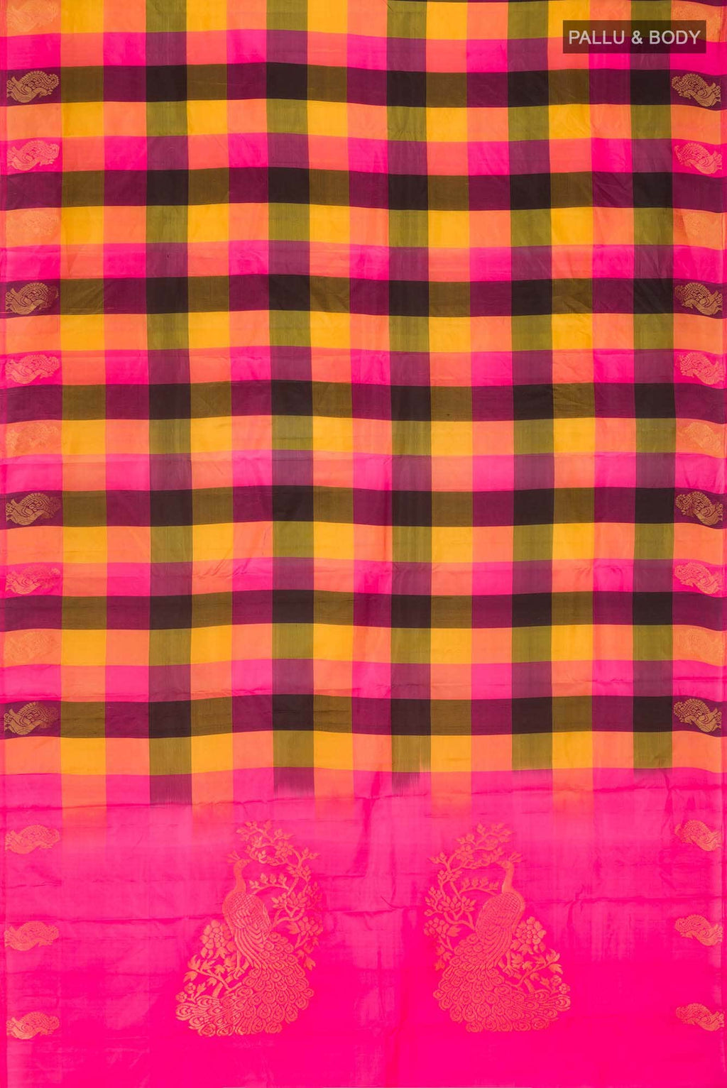 Multi Kanchipuram Silk Saree