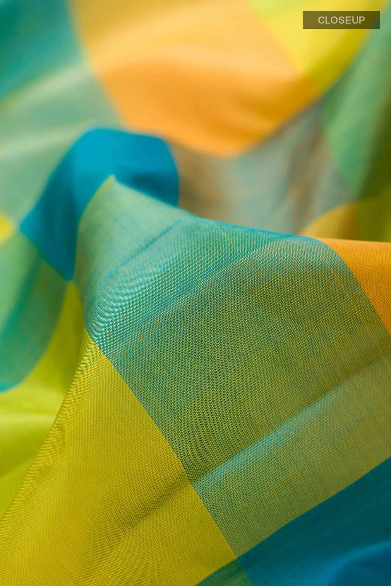 Multi Kanchipuram Silk Saree