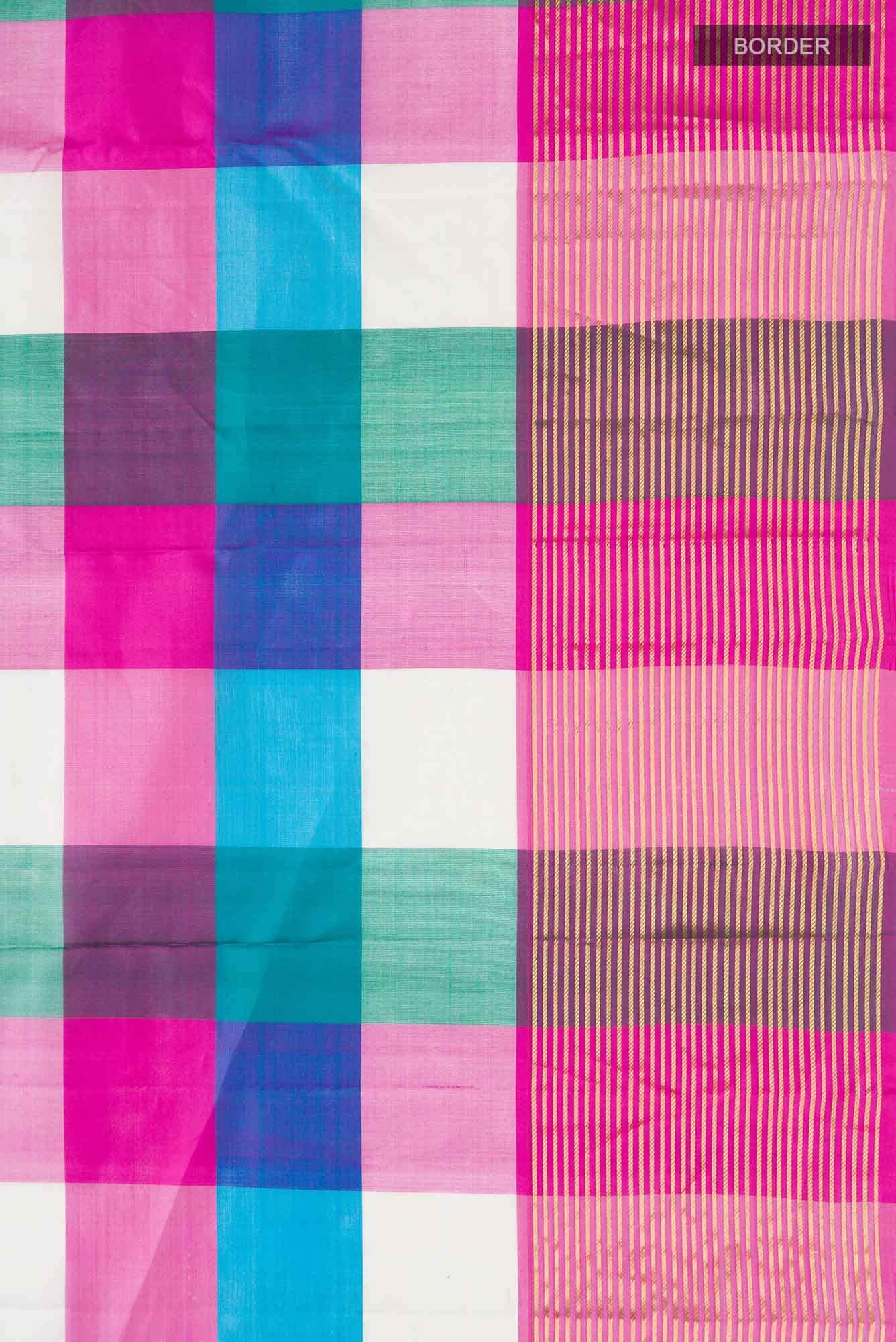 Multi Kanchipuram Silk Saree