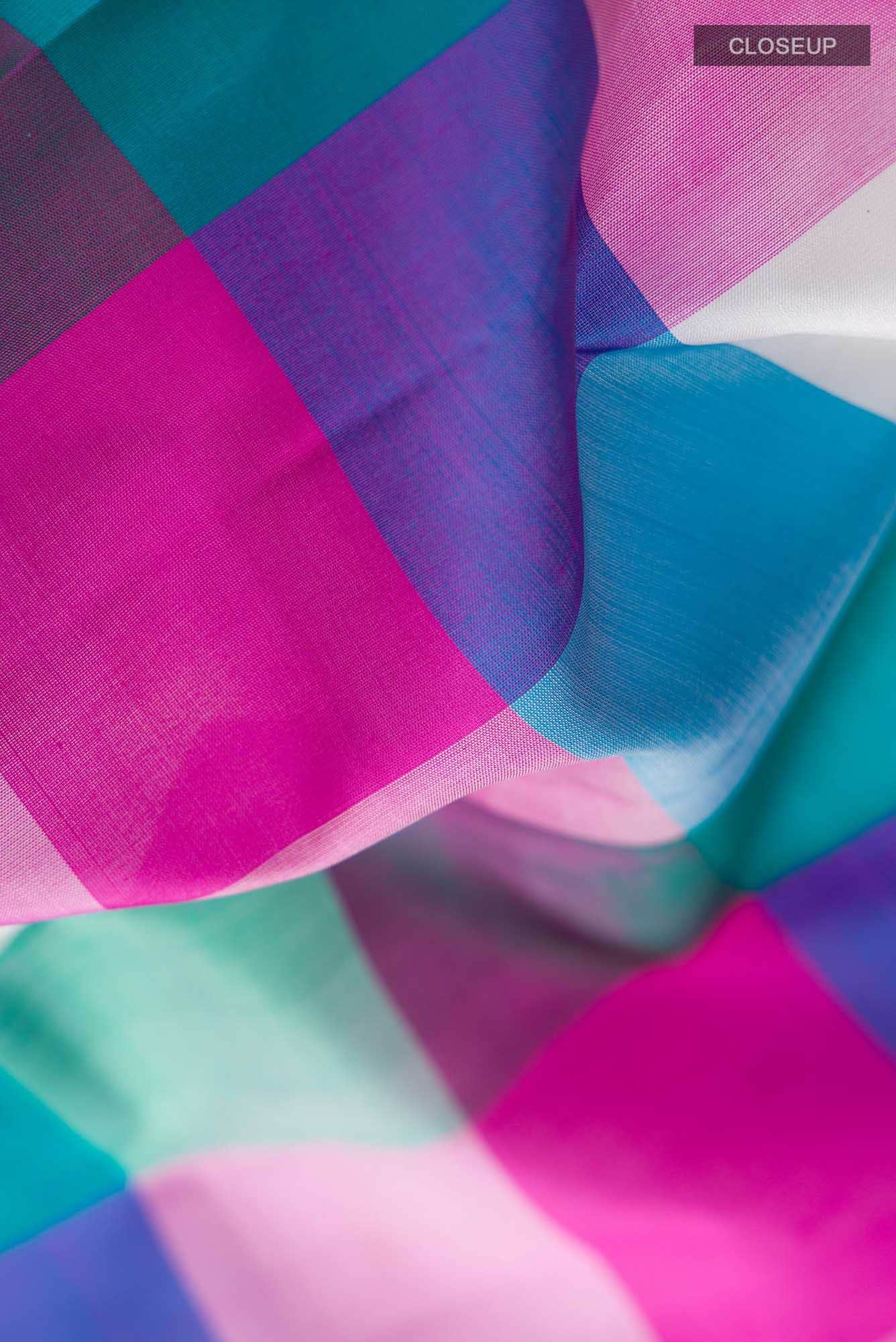 Multi Kanchipuram Silk Saree