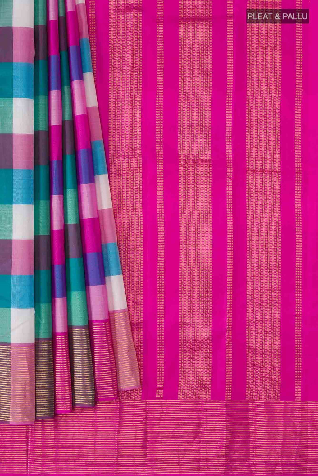 Multi Kanchipuram Silk Saree