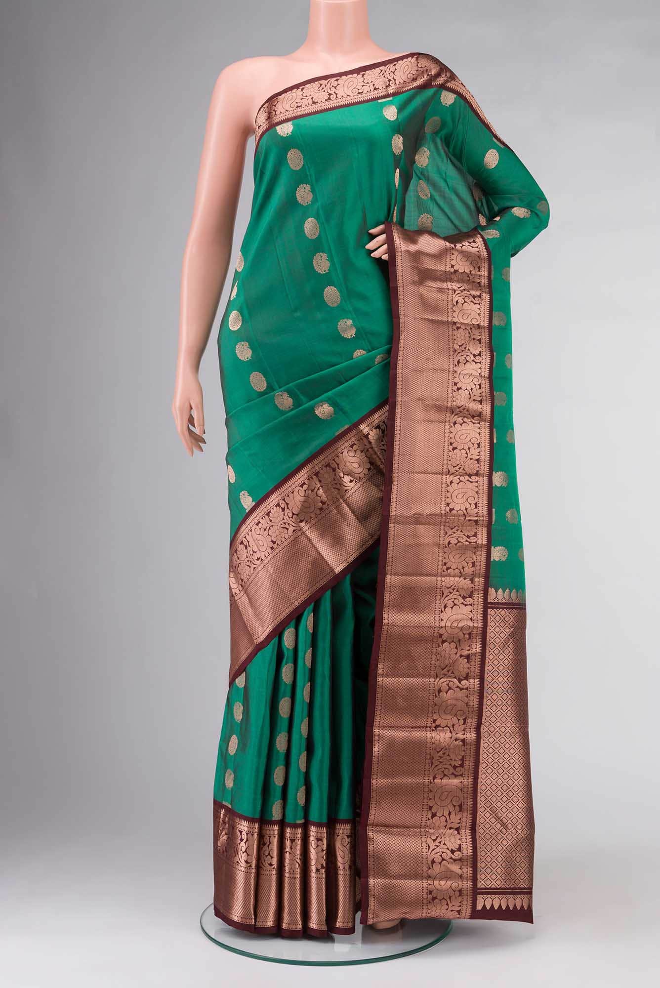 Green Kanchipuram Silk Saree