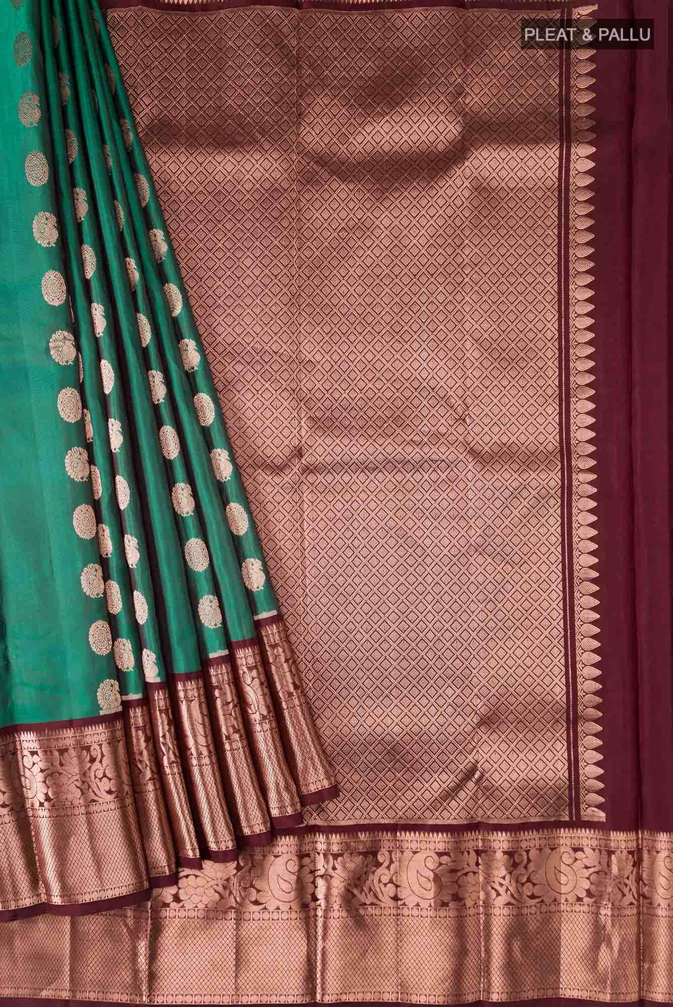 Green Kanchipuram Silk Saree