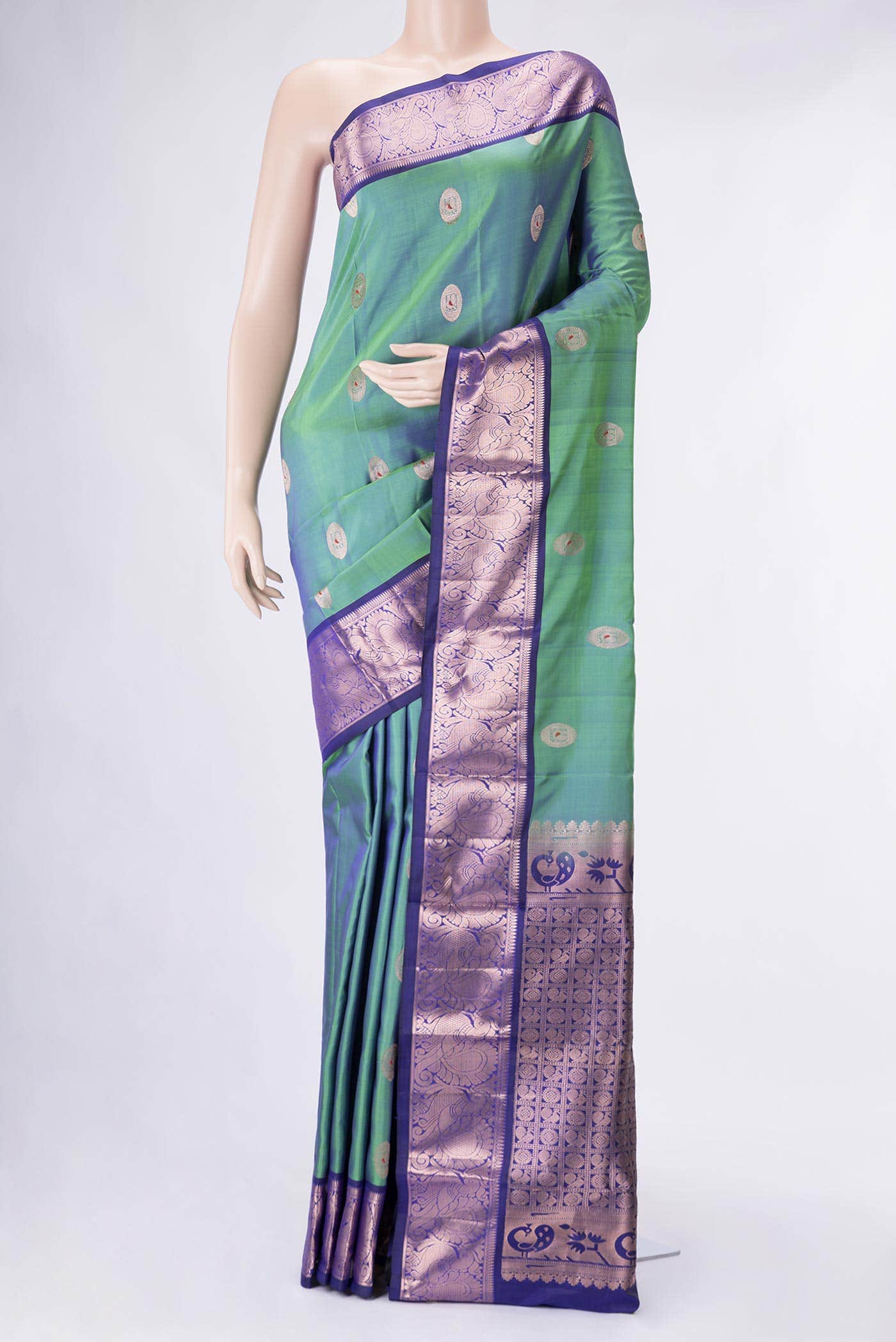 Green Kanchipuram Silk Saree