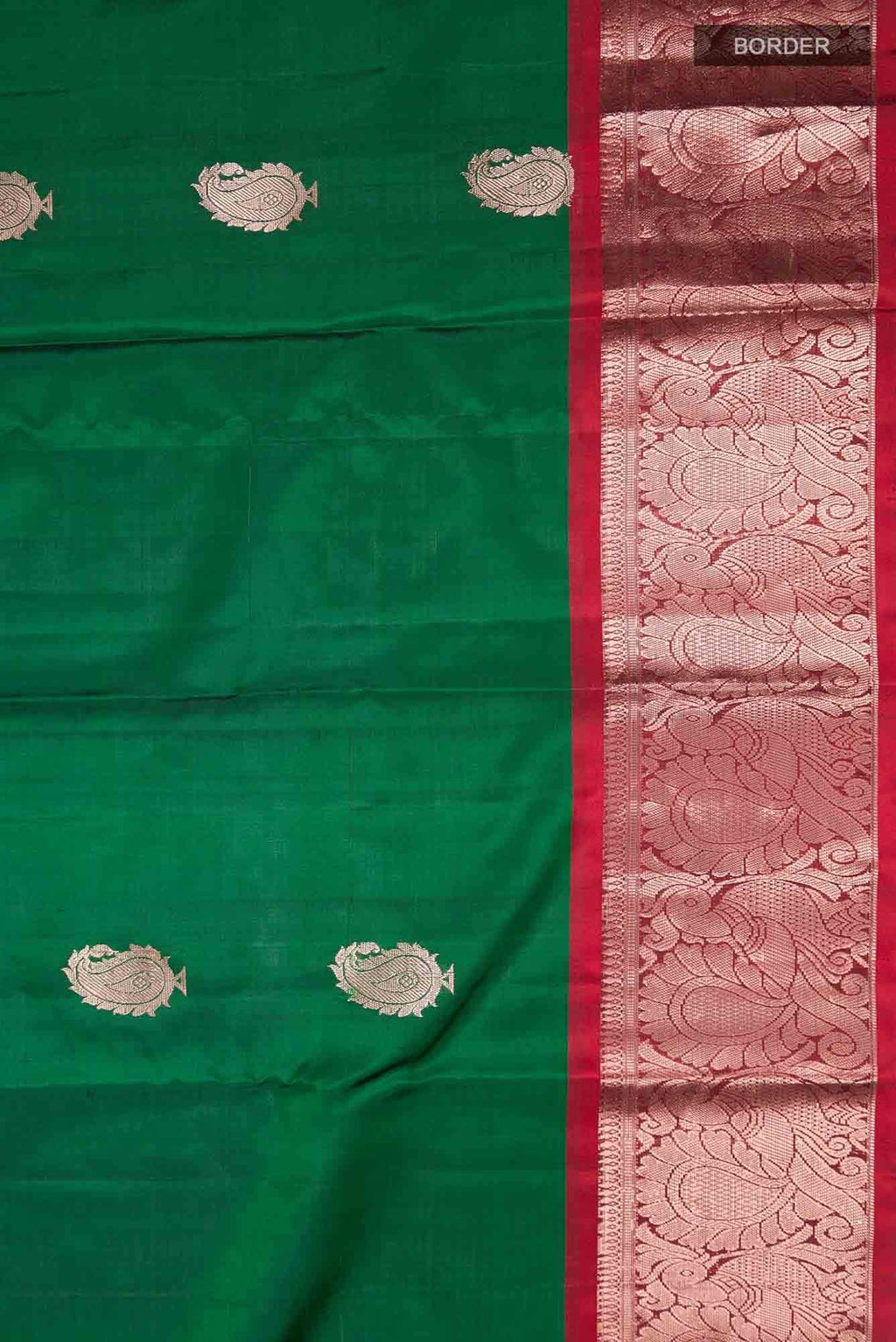 Green Kanchipuram Saree