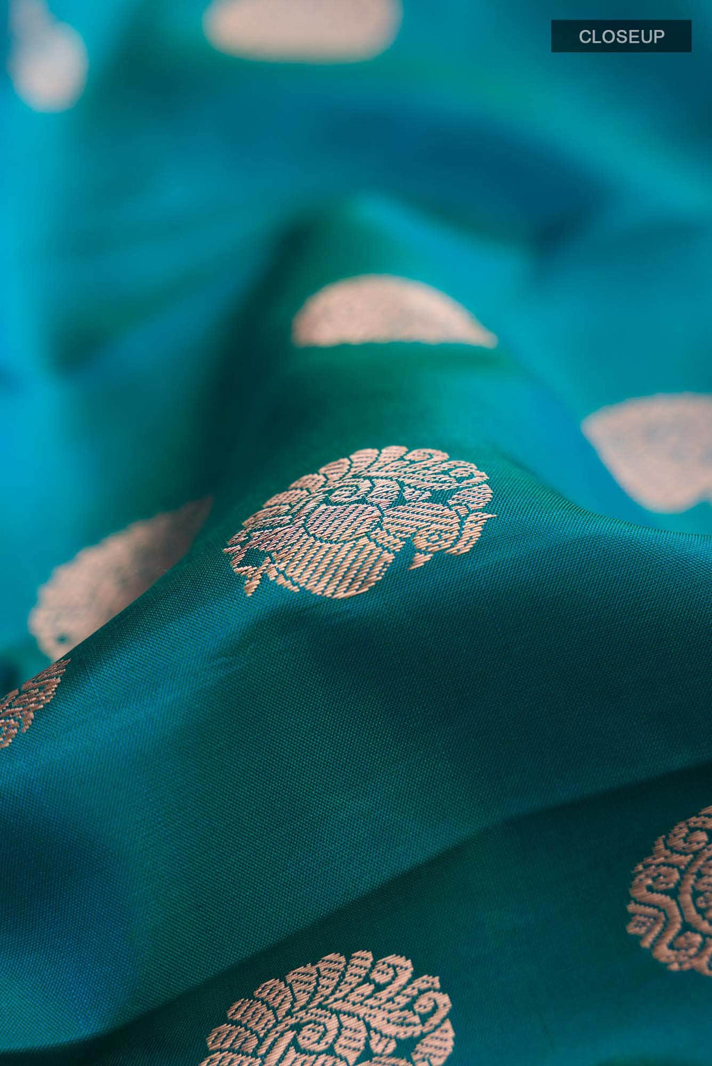 Blue Kanchipuram Silk Saree