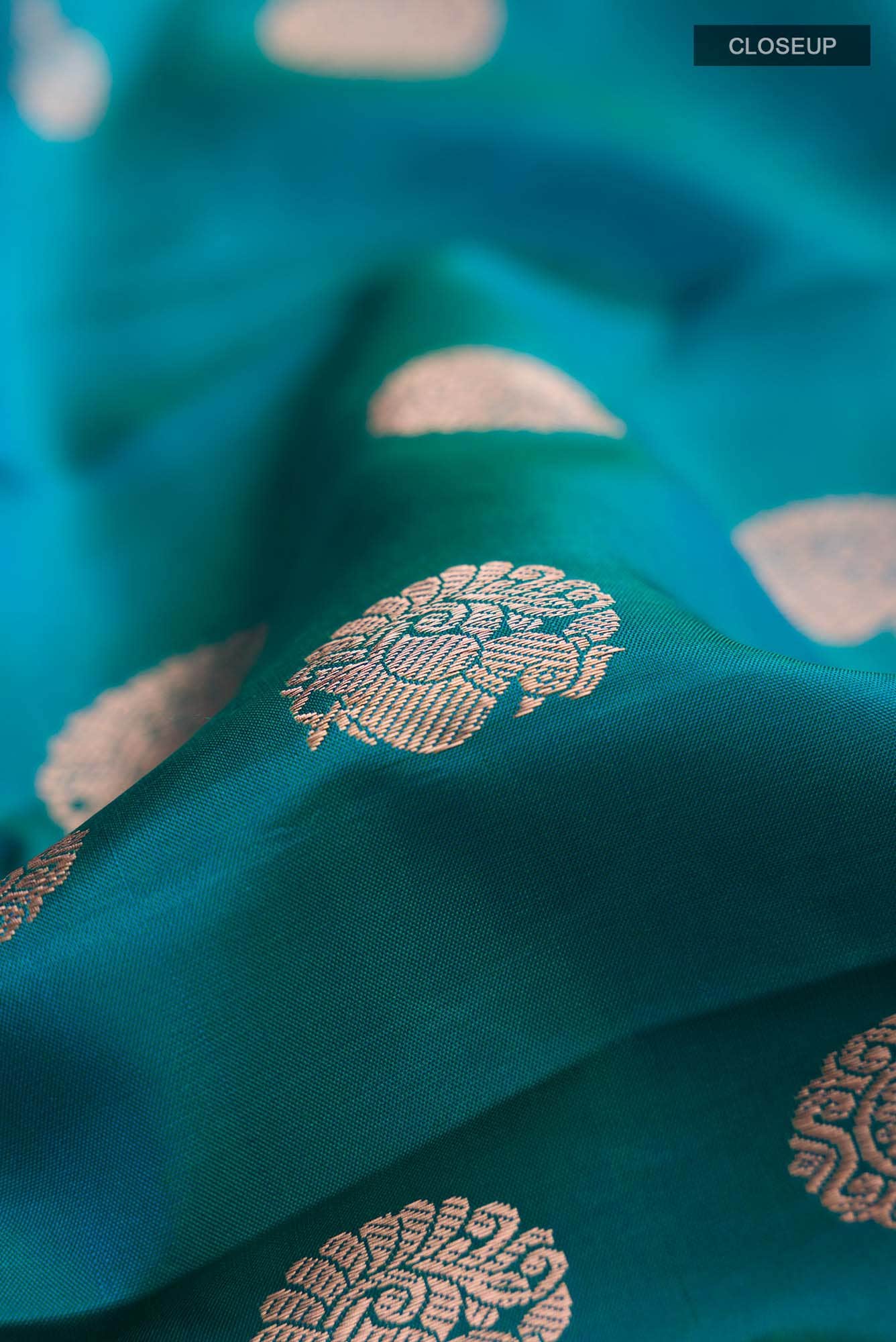 Blue Kanchipuram Silk Saree