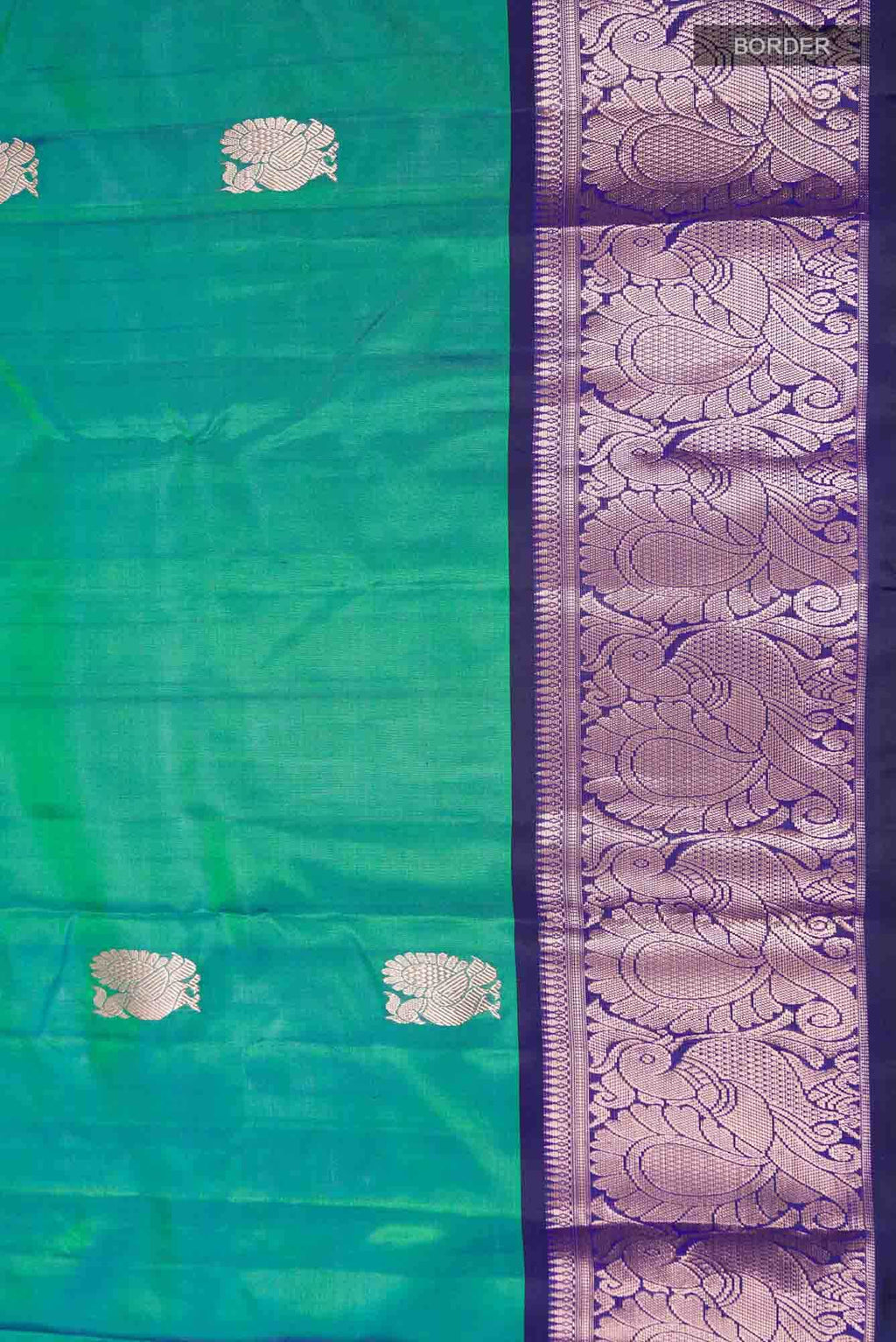 Green Kanchipuram Saree