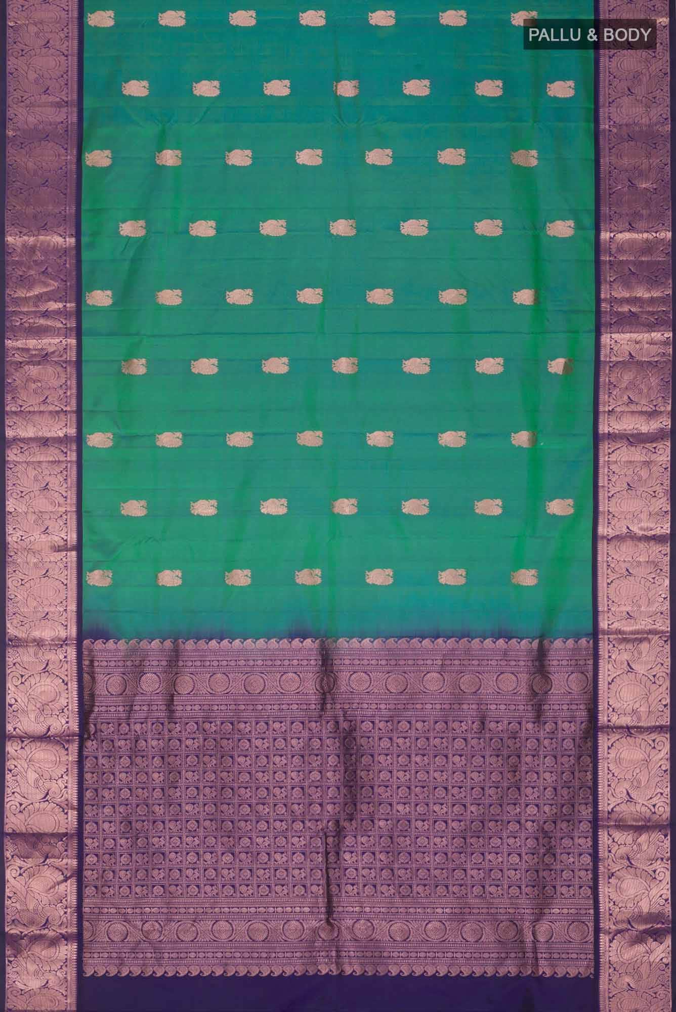 Green Kanchipuram Saree