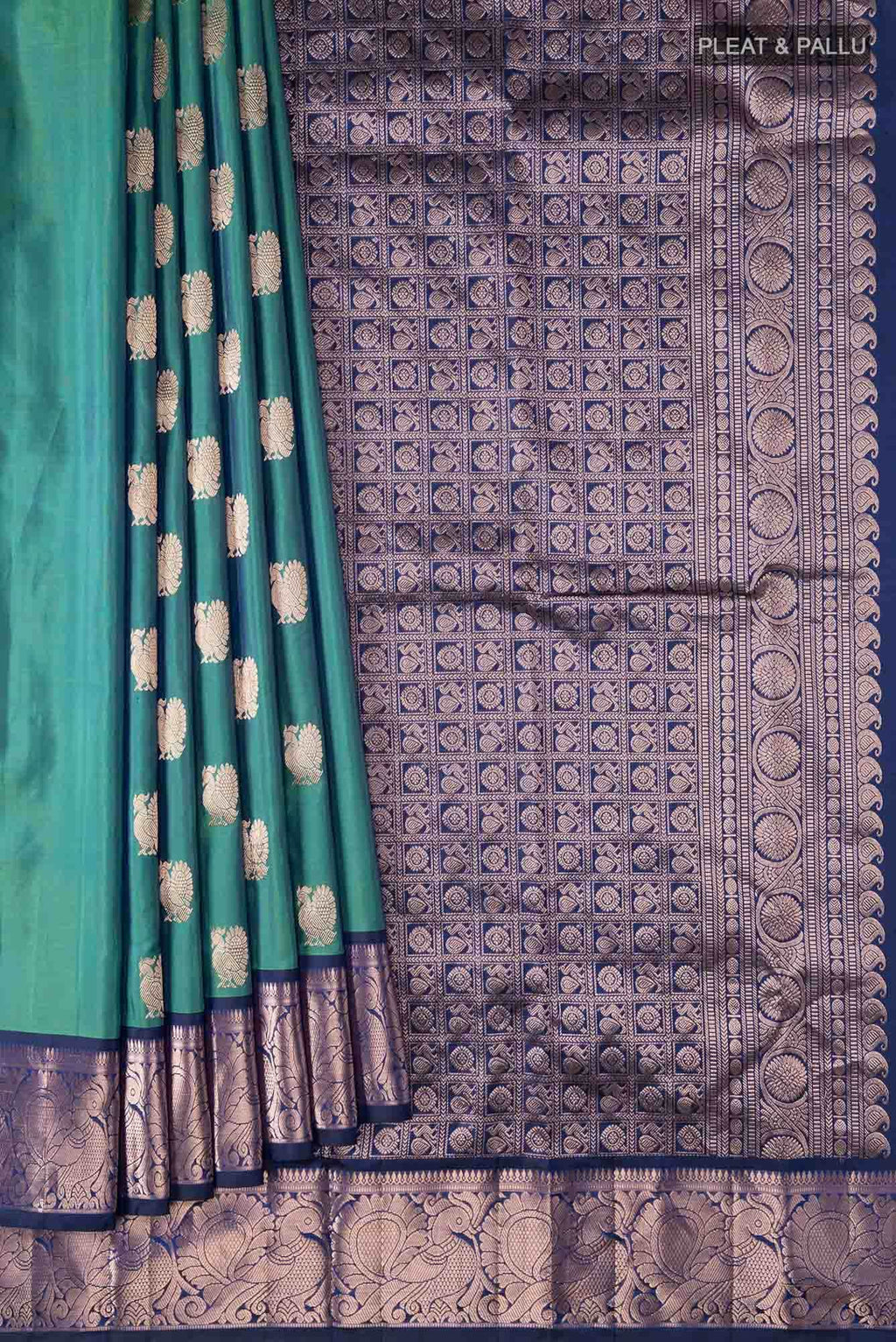 Green Kanchipuram Saree