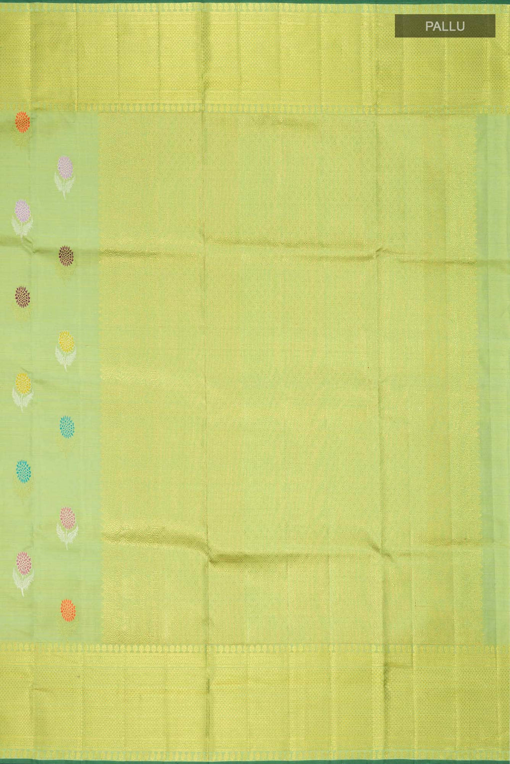 Green Kanchipuram Tissue Silk Saree