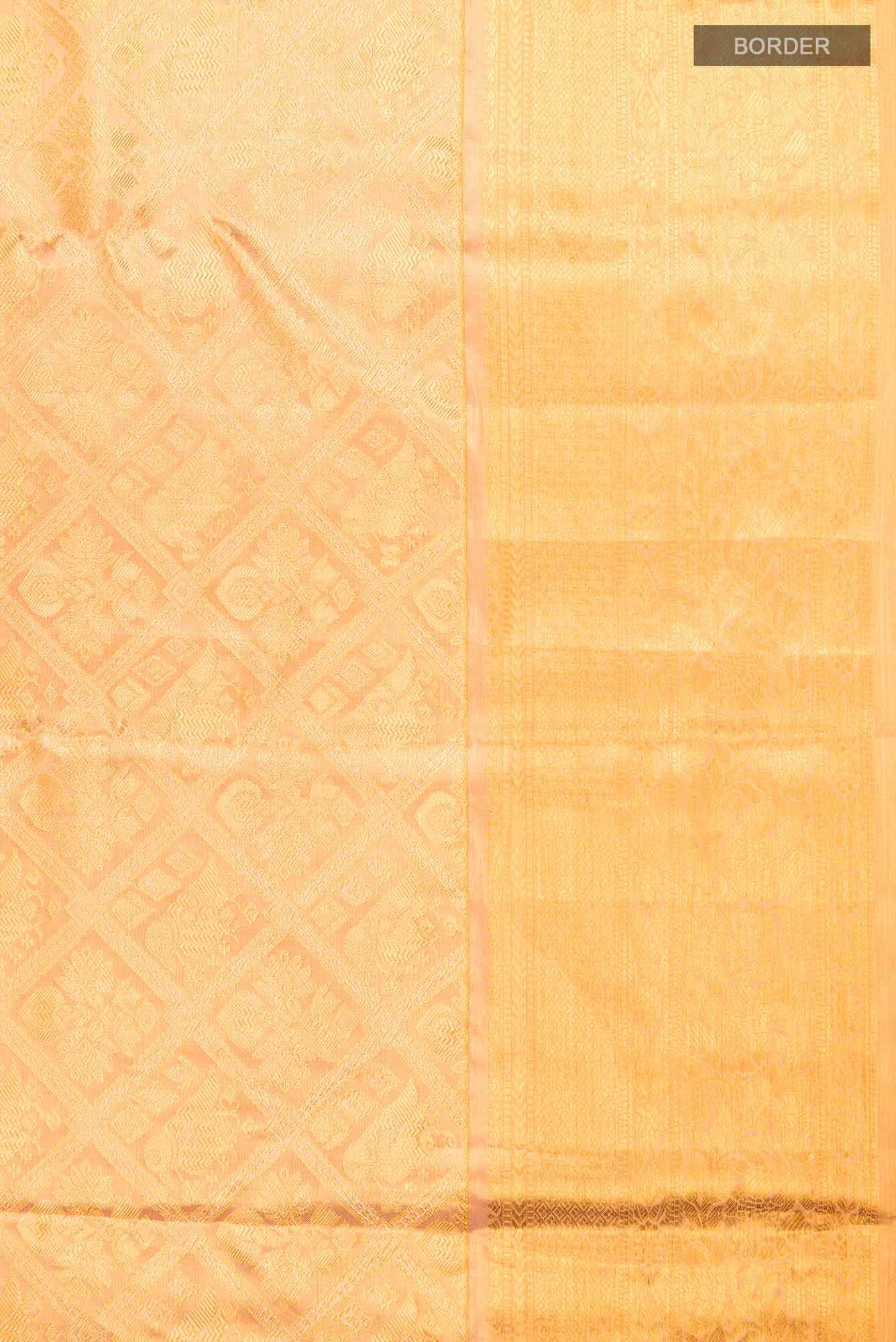 Gold Kanchipuram Tissue Silk Saree