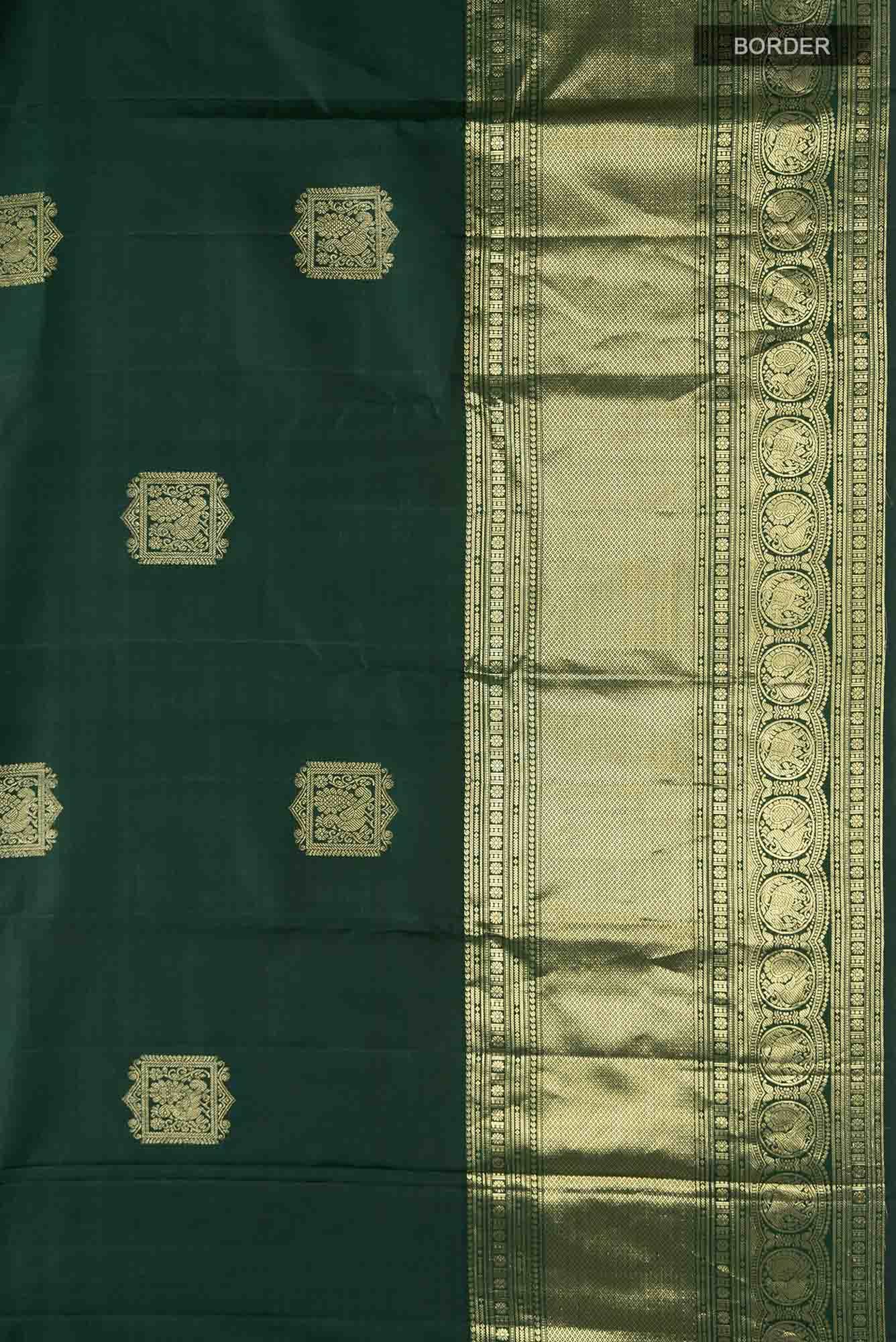 Green Kanchipuram Silk Saree