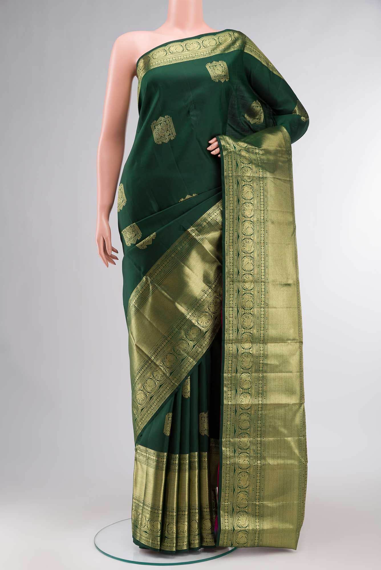 Green Kanchipuram Silk Saree