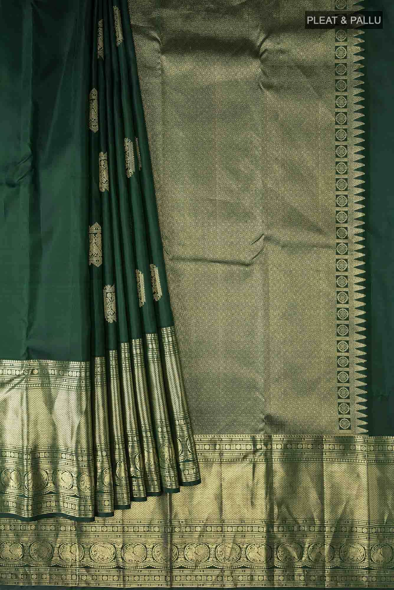 Green Kanchipuram Silk Saree