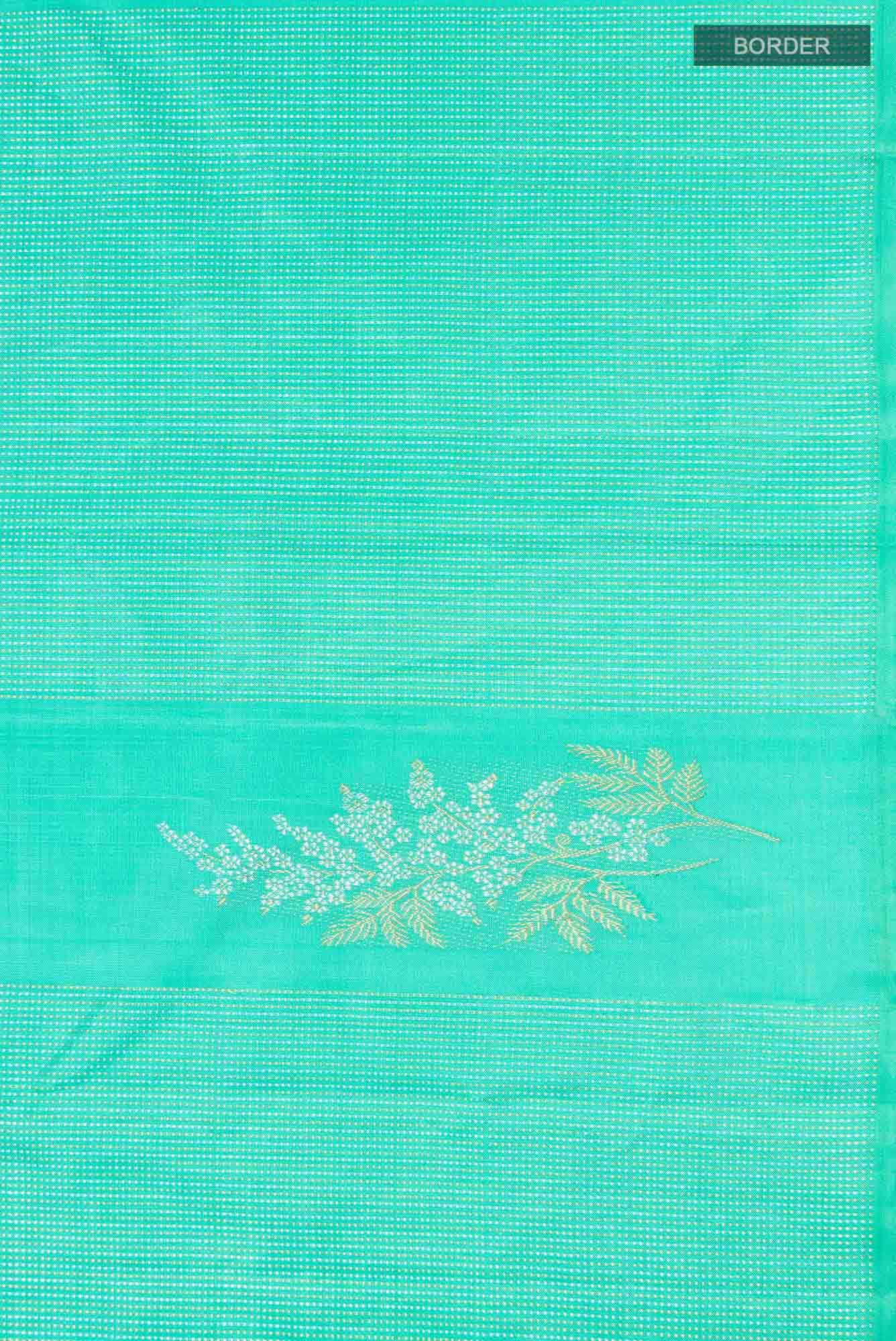 Blue Kanchipuram Silk Saree