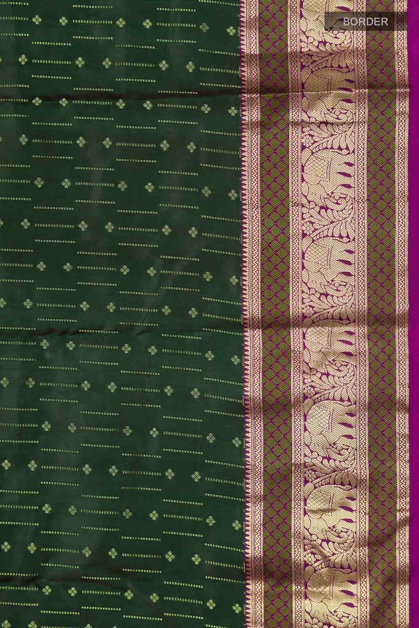 Green Kanchipuram Silk Saree