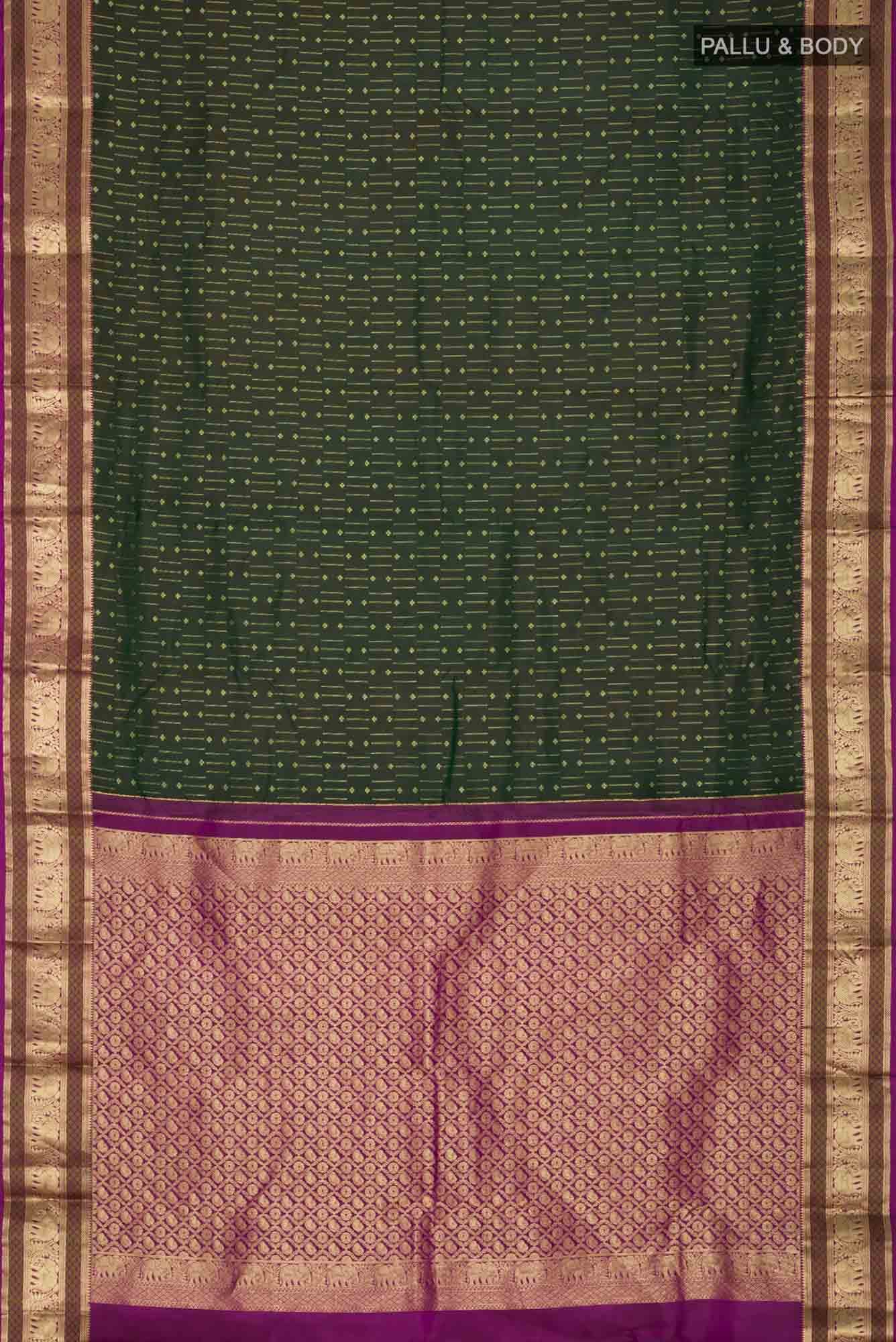 Green Kanchipuram Silk Saree