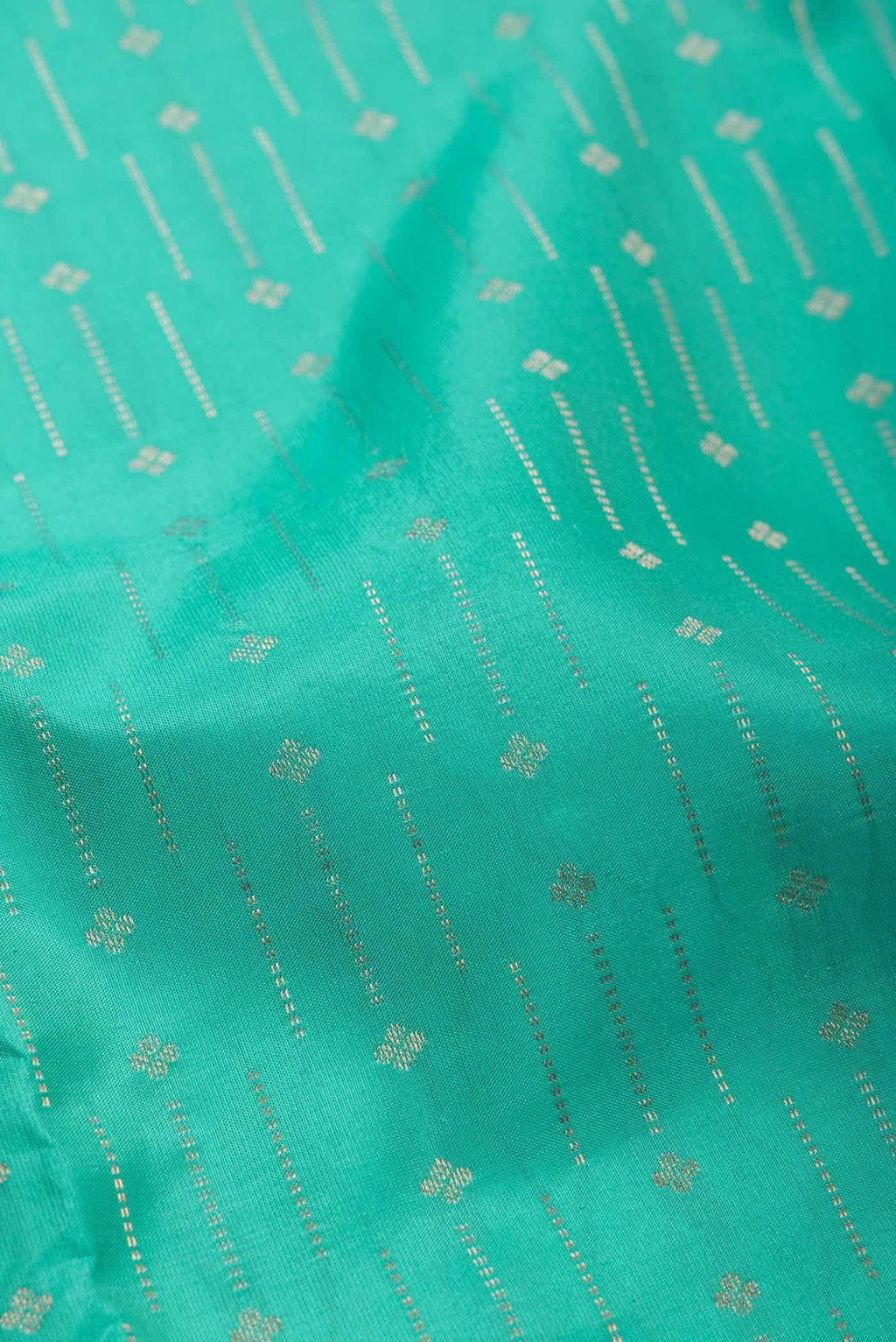 Sea Green Kanchipuram Silk Saree