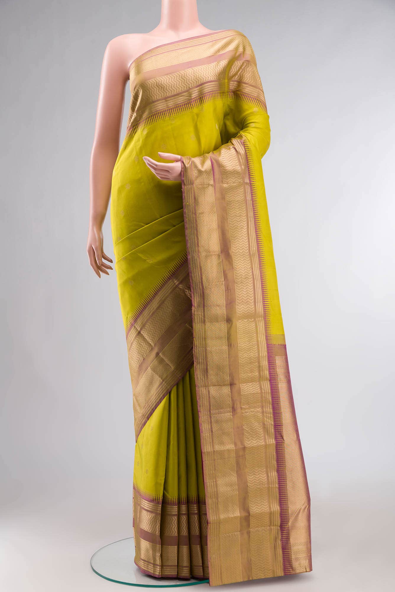 Green Kanchipuram Silk Saree