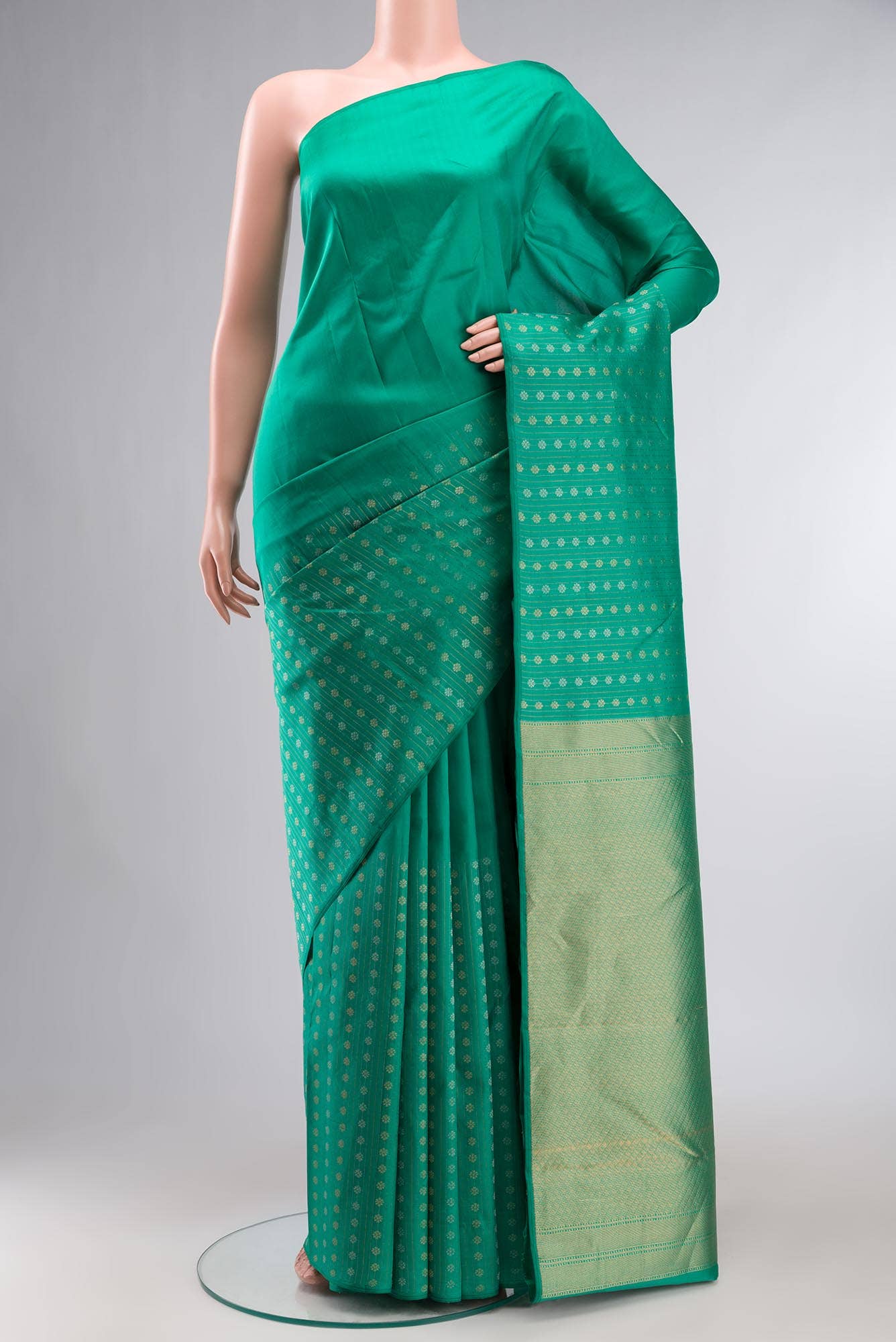 Green Kanchipuram Silk Saree