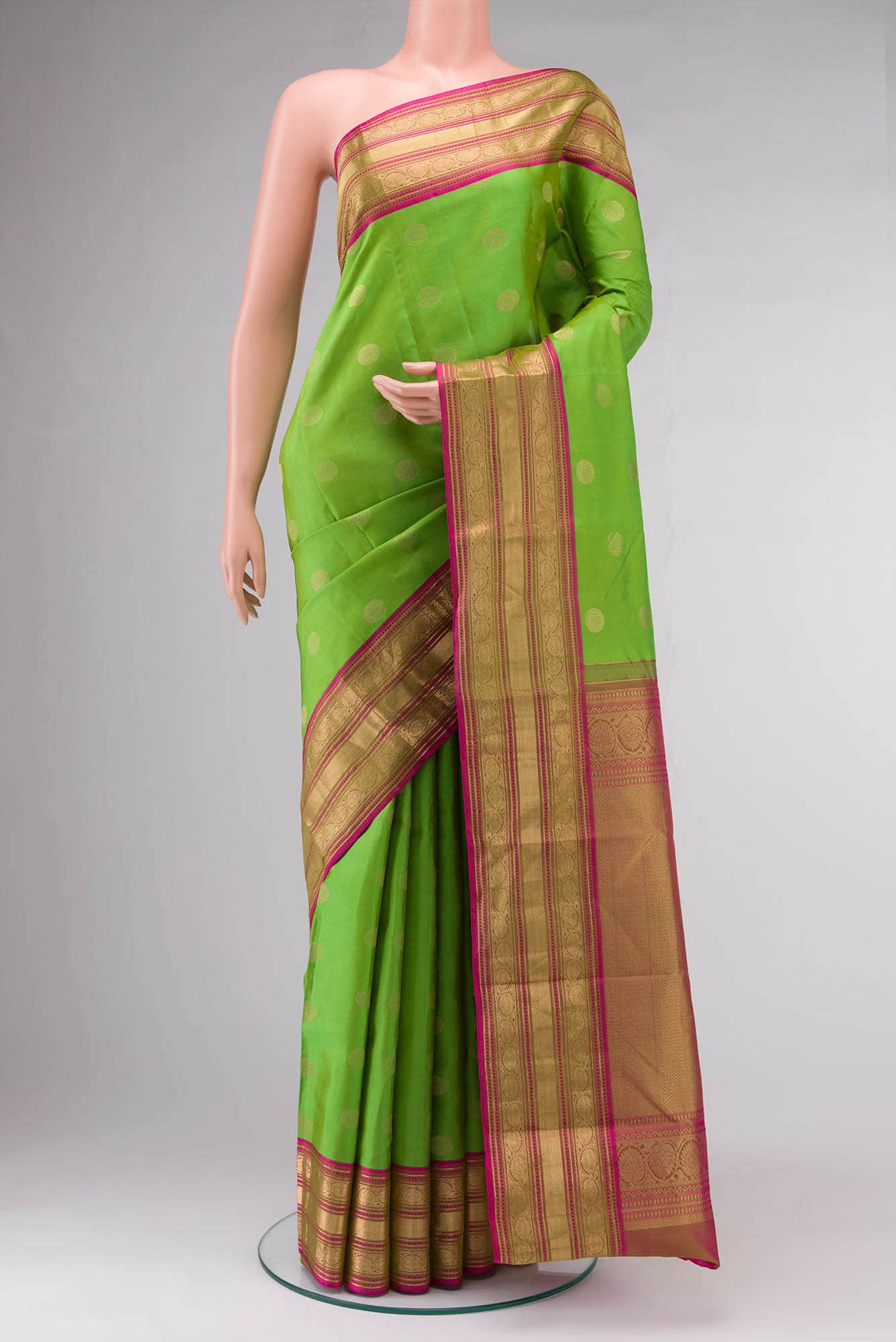 Green Kanchipuram Silk Saree