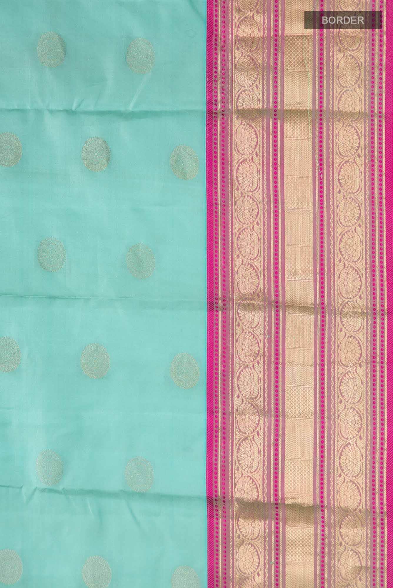 Blue Kanchipuram Silk Saree