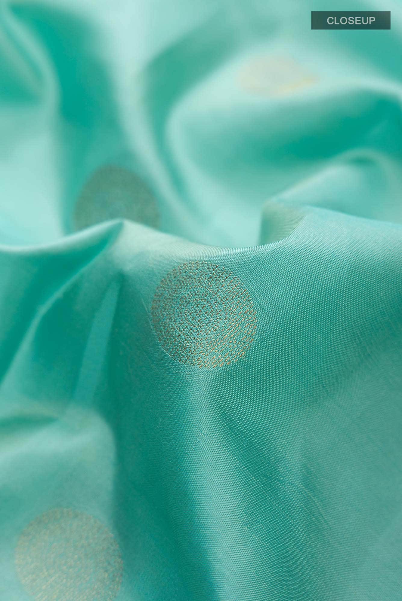 Blue Kanchipuram Silk Saree