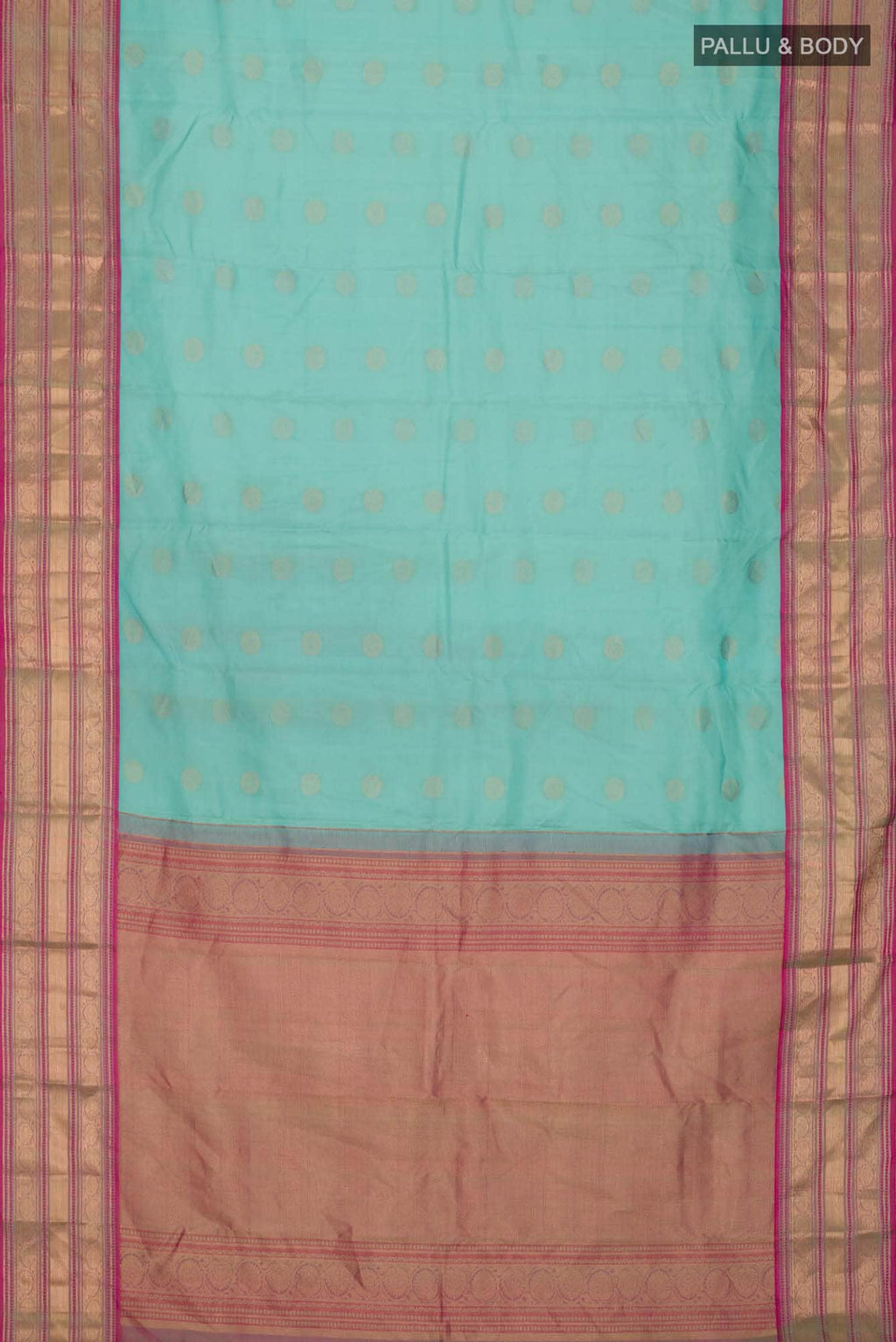 Blue Kanchipuram Silk Saree