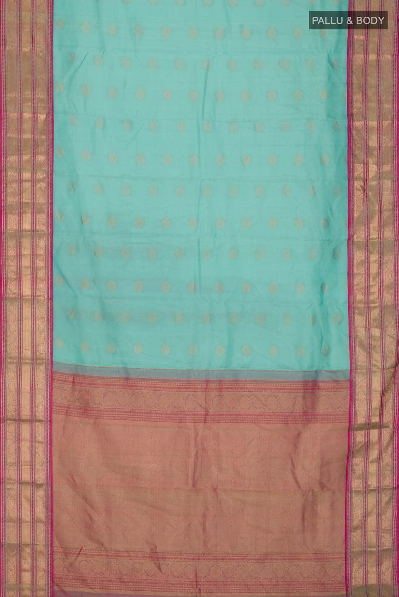 Blue Kanchipuram Silk Saree