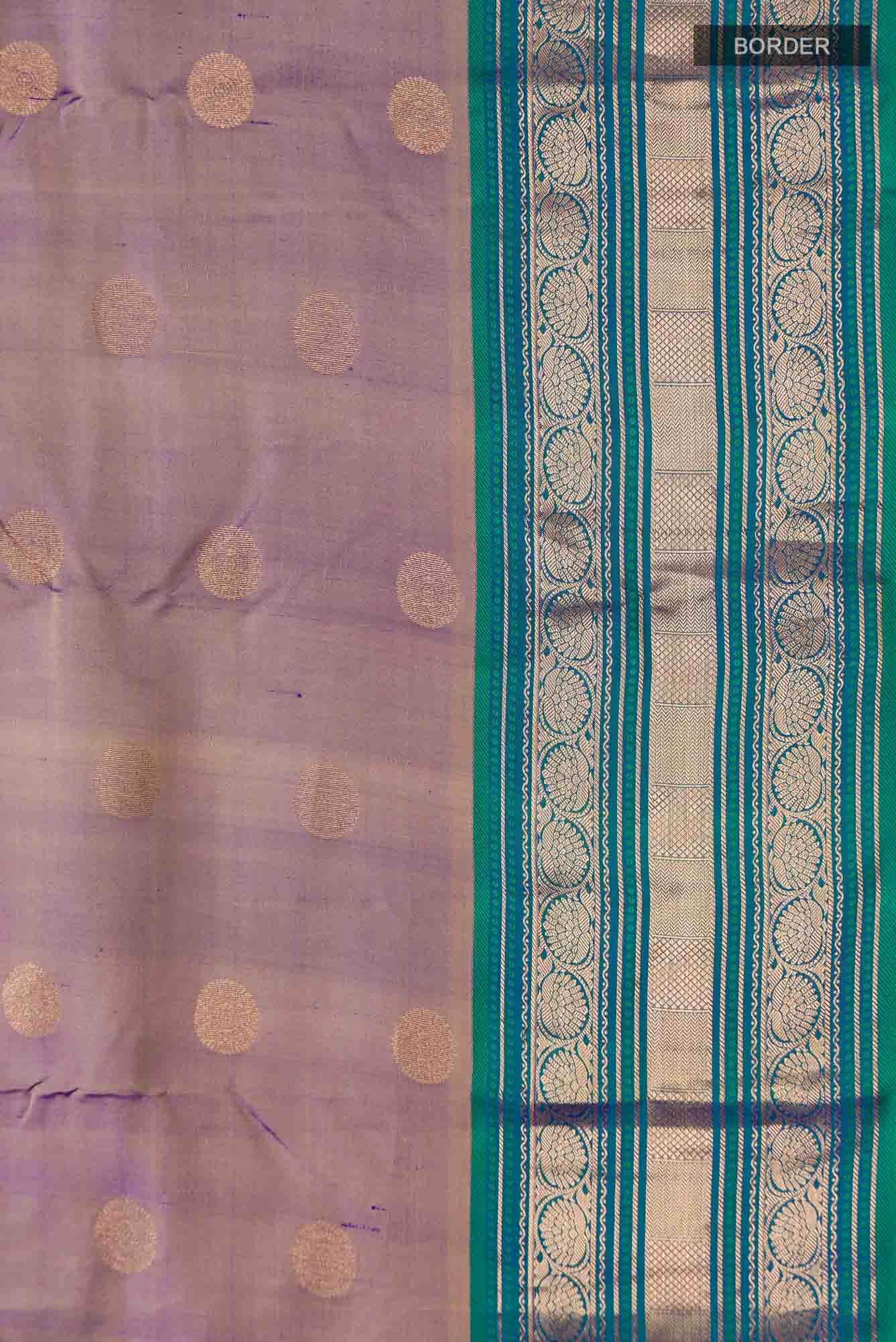 Blue Kanchipuram Silk Saree