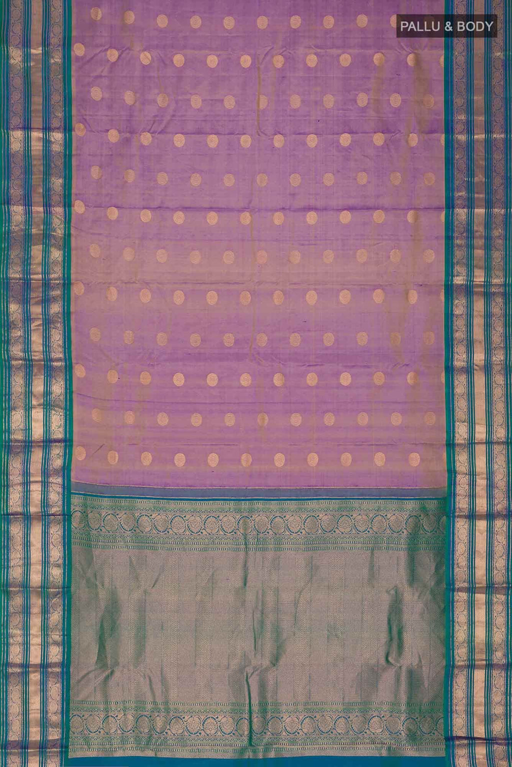 Blue Kanchipuram Silk Saree
