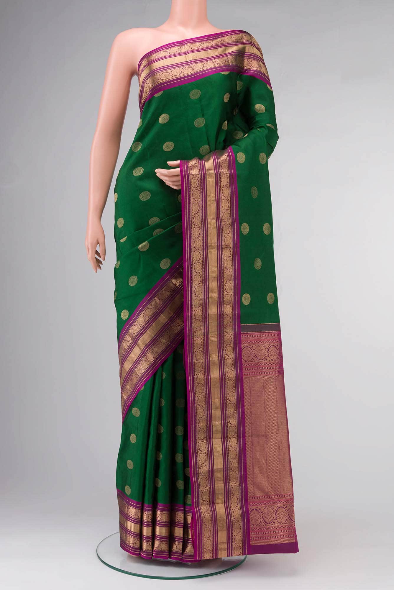 Green Kanchipuram Silk Saree