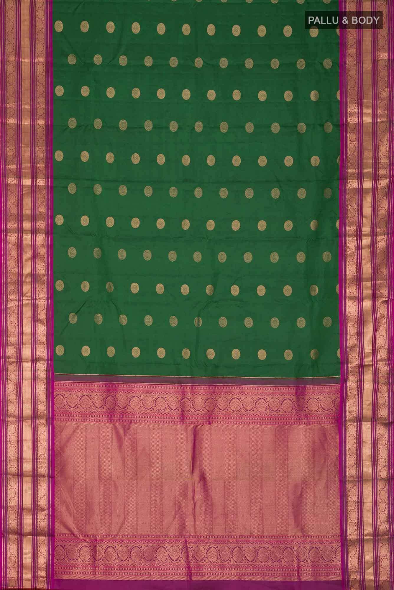 Green Kanchipuram Silk Saree