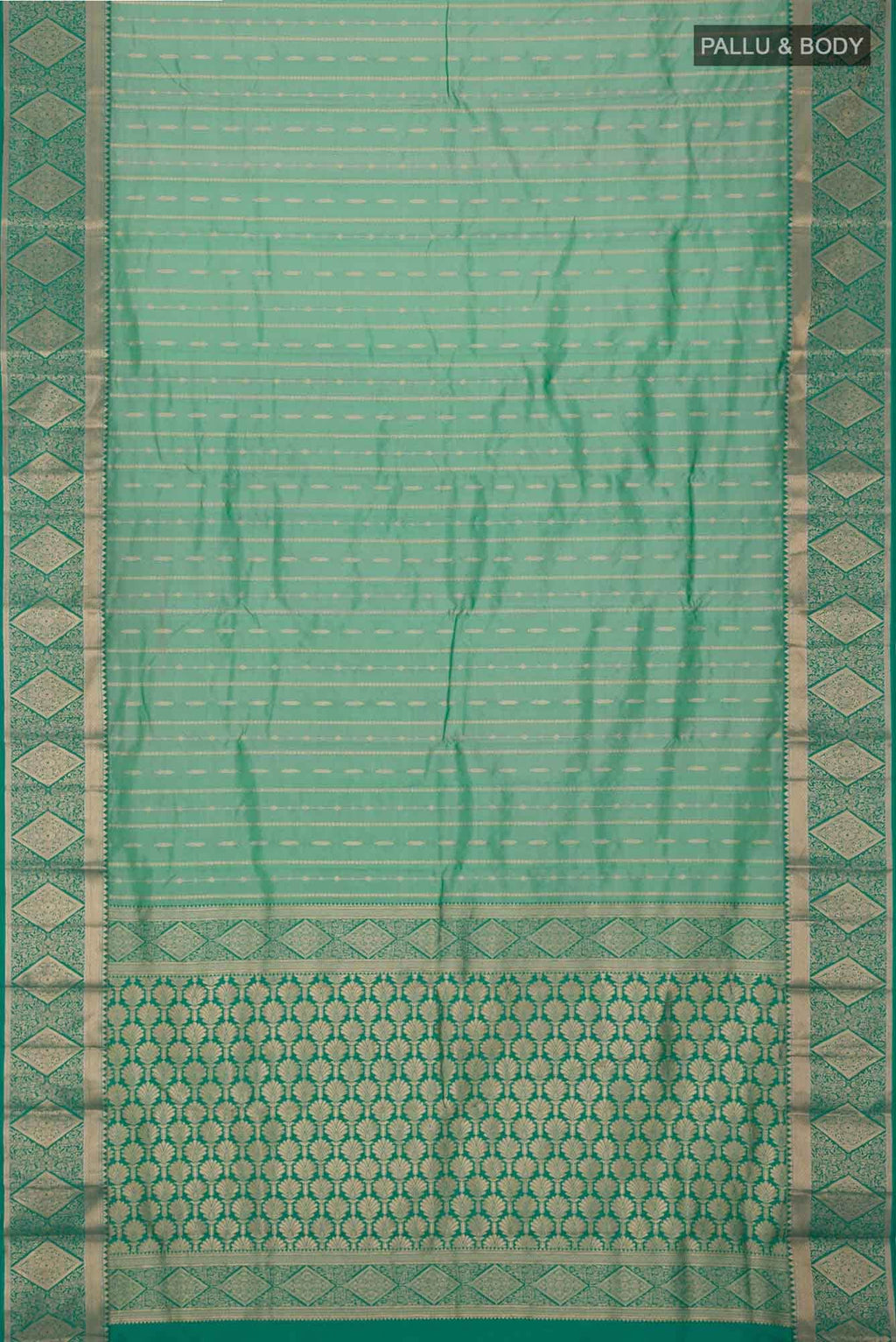 Green Bangalore Silk Saree