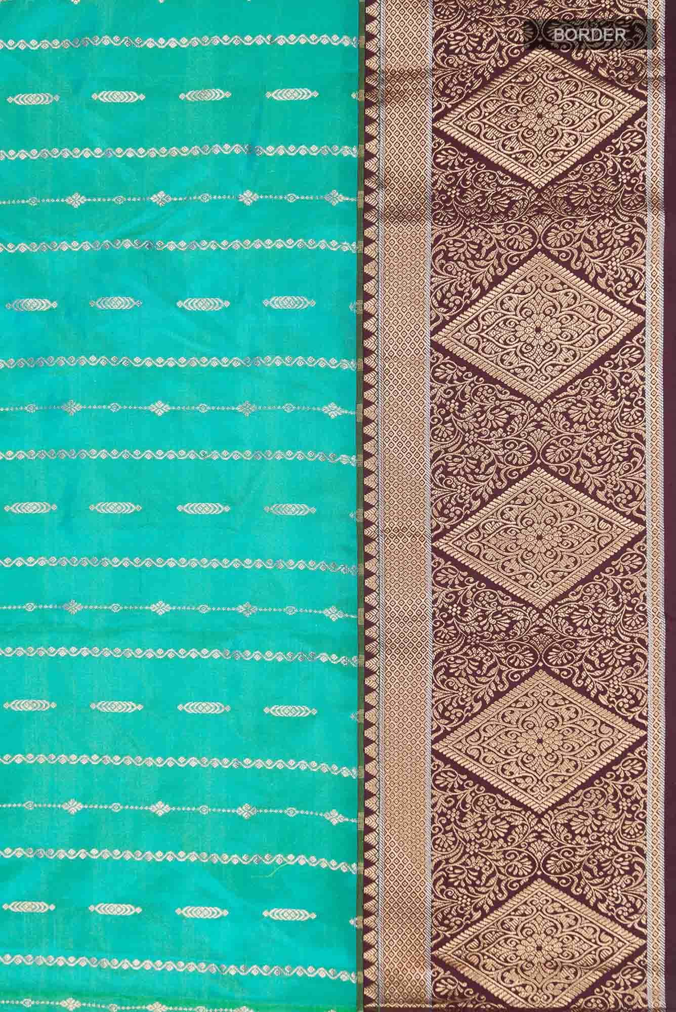 Blue Bangalore Silk Saree