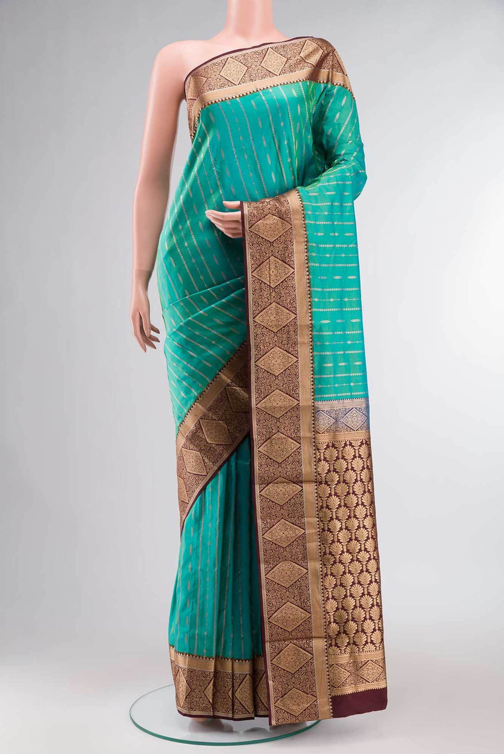 Blue Bangalore Silk Saree