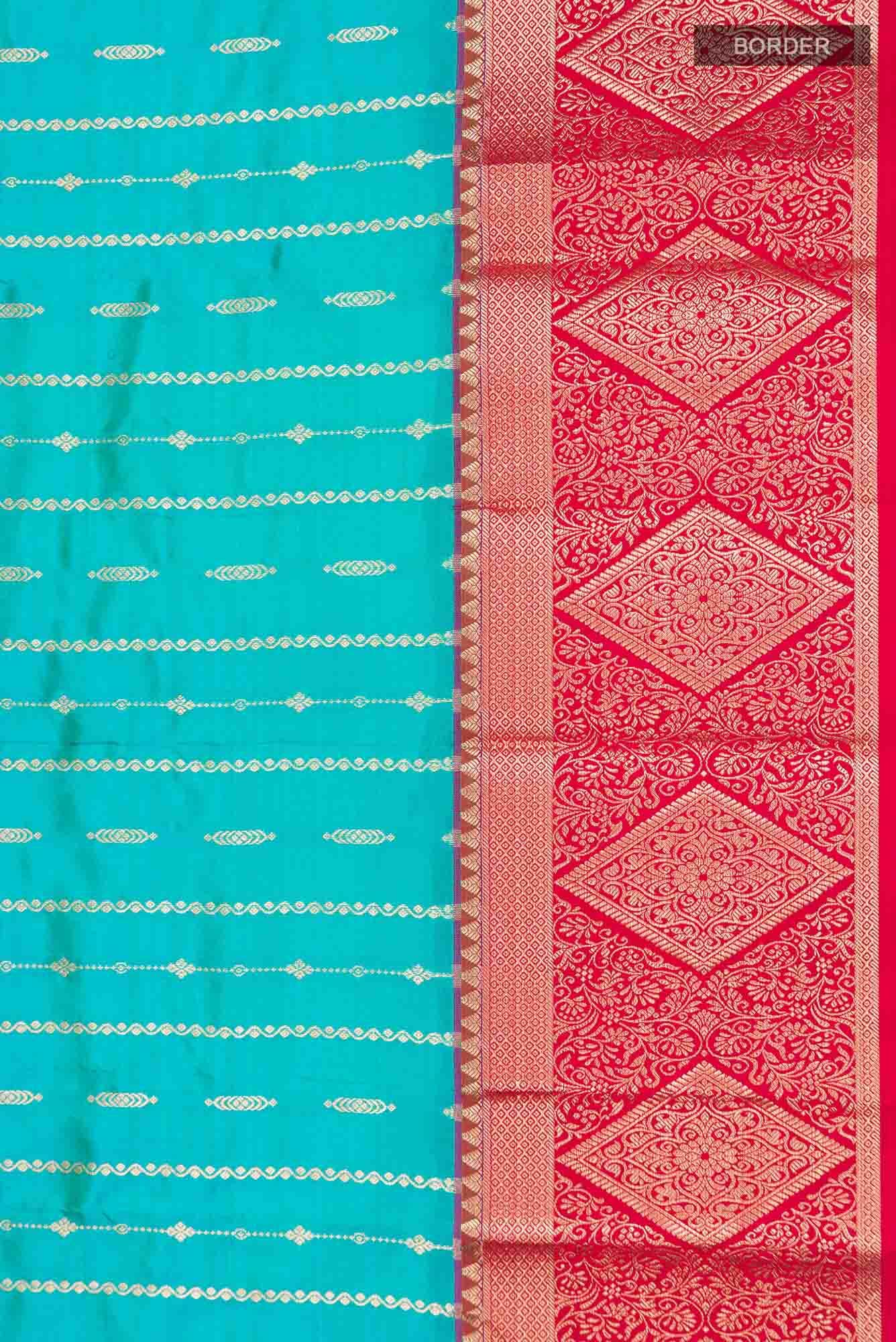 Blue Bangalore Silk Saree