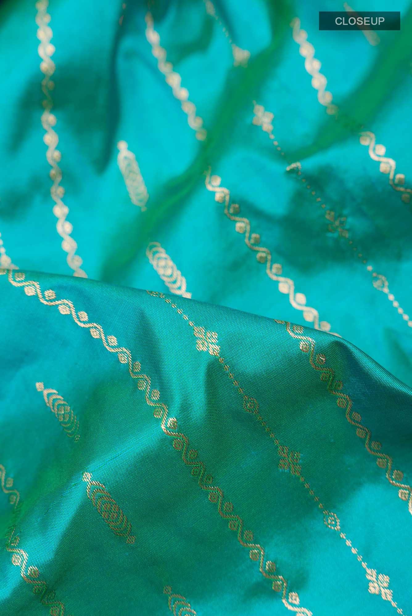 Blue Bangalore Silk Saree