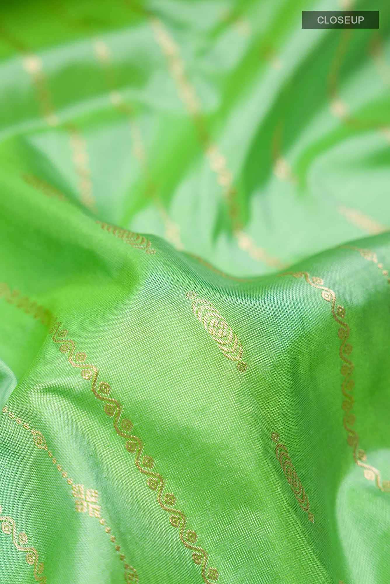 Green Bangalore Silk Saree