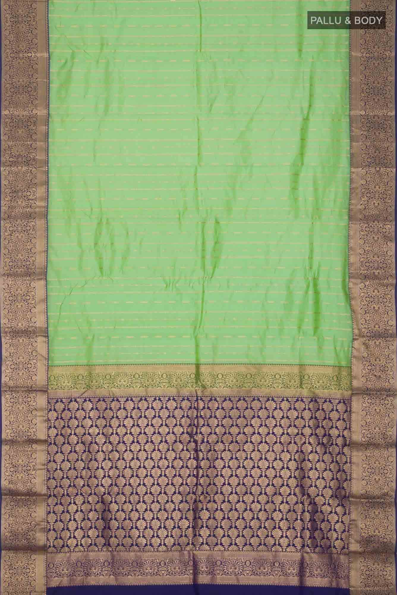 Green Bangalore Silk Saree