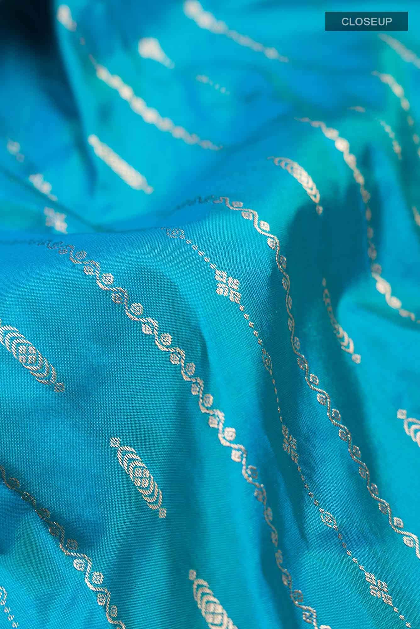 Blue Bangalore Silk Saree