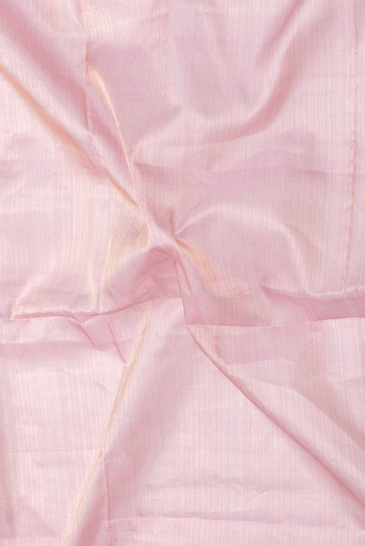 Pink Dual Tone Soft Silk Saree