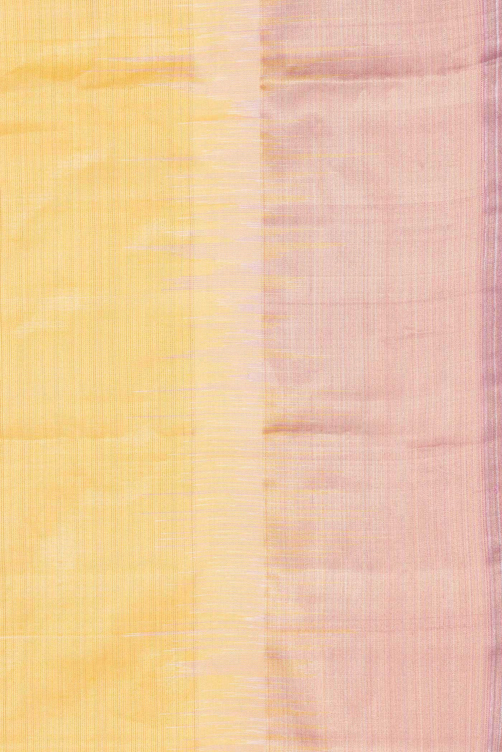 Yellow Dual Tone Soft Silk Saree