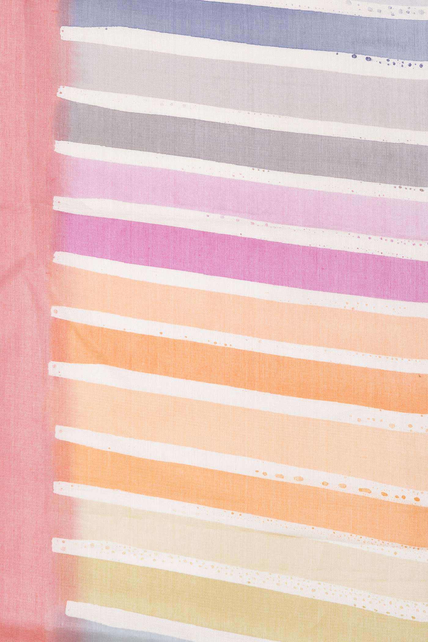 Rose pink Dual Tone Tussar Silk Saree