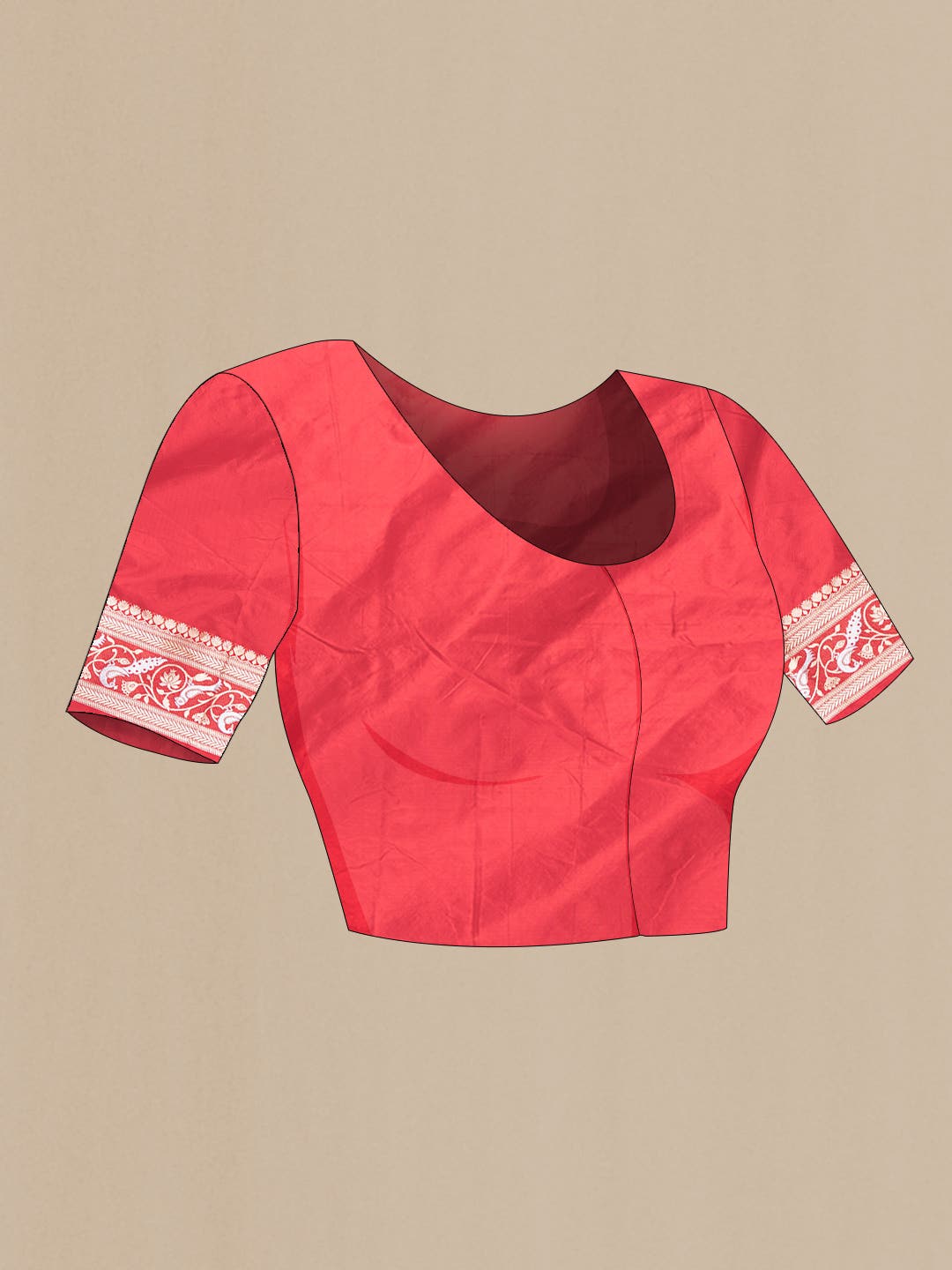 Red Banarasi Silk Saree