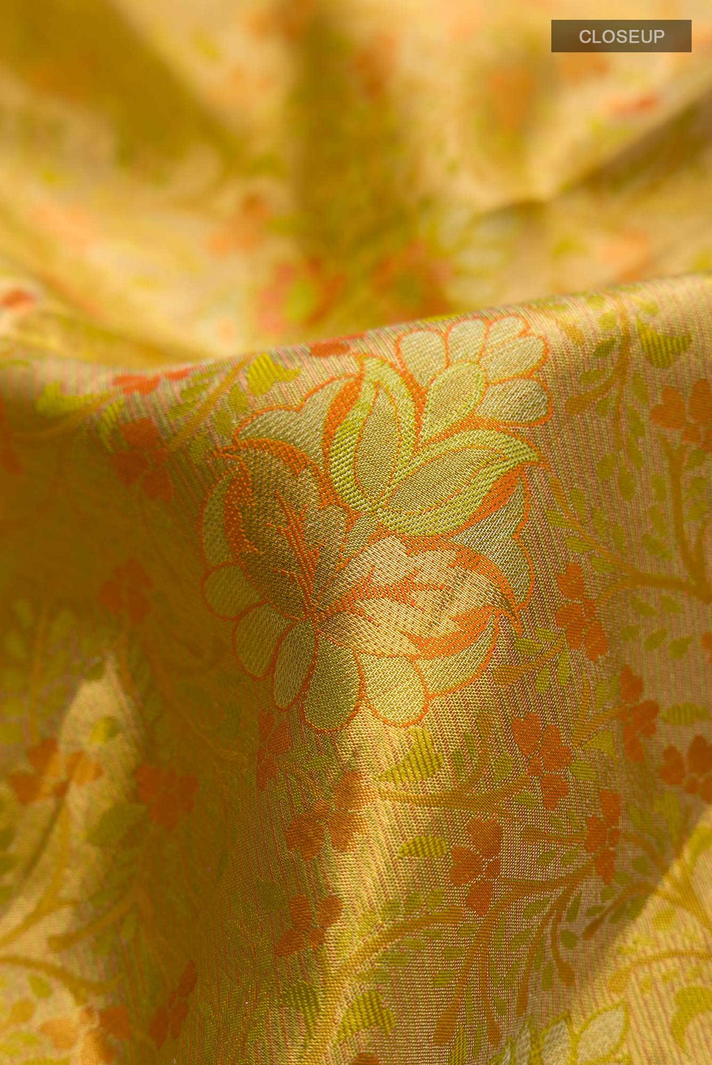Green Kanchipuram Tissue Silk Saree