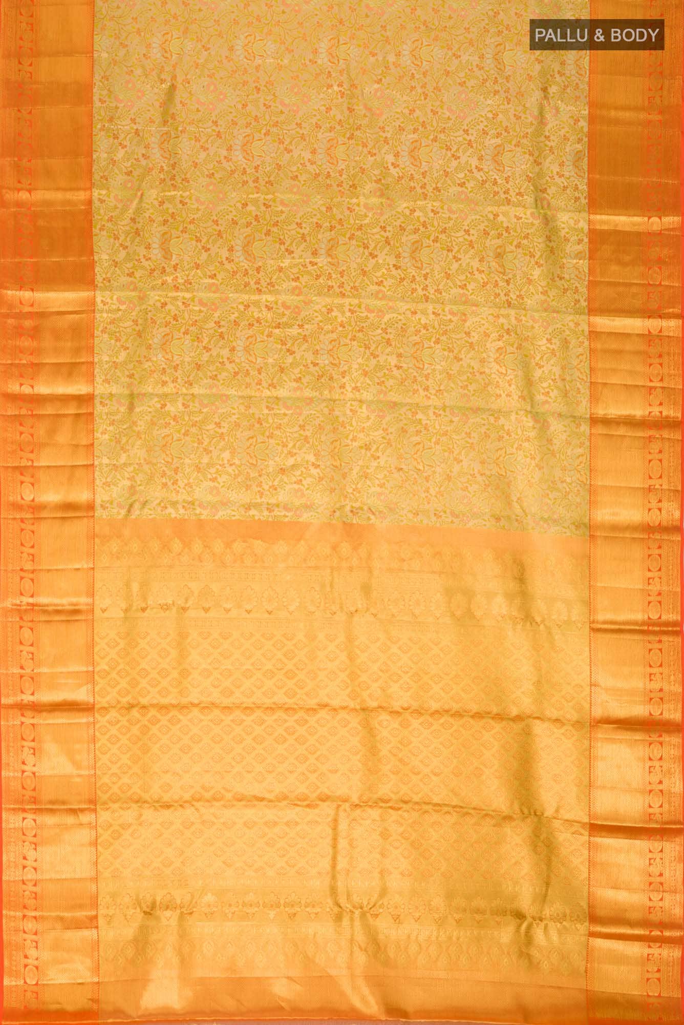 Green Kanchipuram Tissue Silk Saree